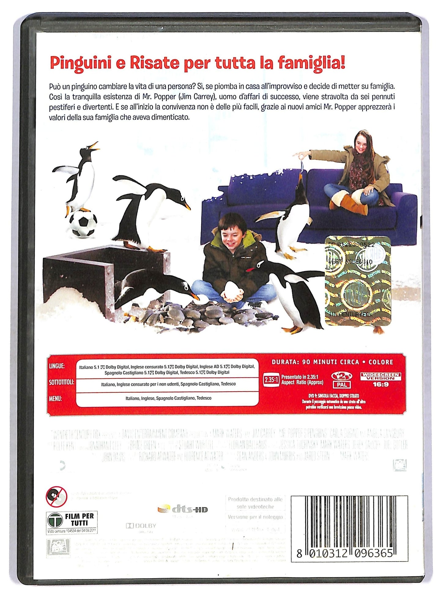 EBOND I Pinguini Di Mr. Popper NOLEGGIO DVD DB787633