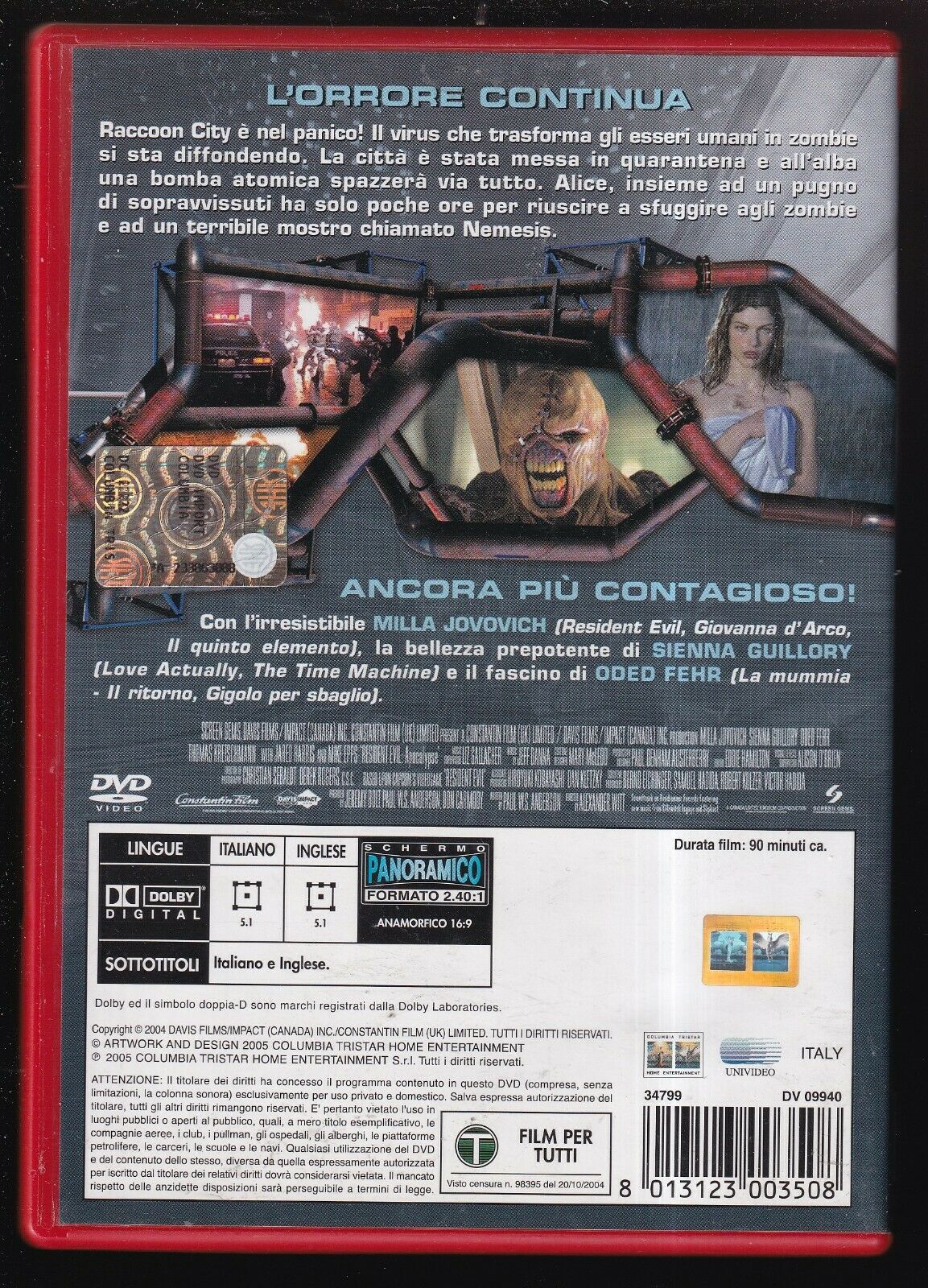 EBOND Resident Evil: Apocalypse Ex-noleggio DVD DB787643