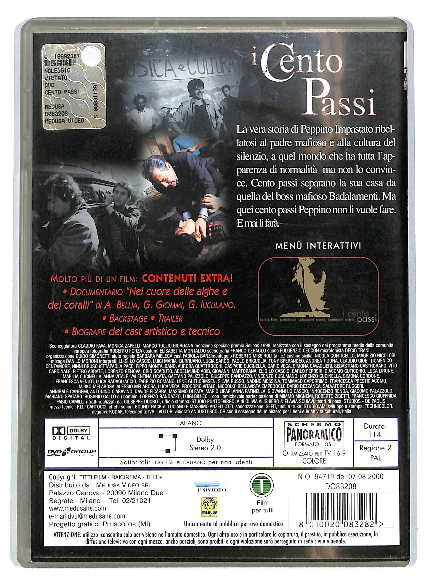 EBOND I cento passi NOLEGGIO DVD DB787658