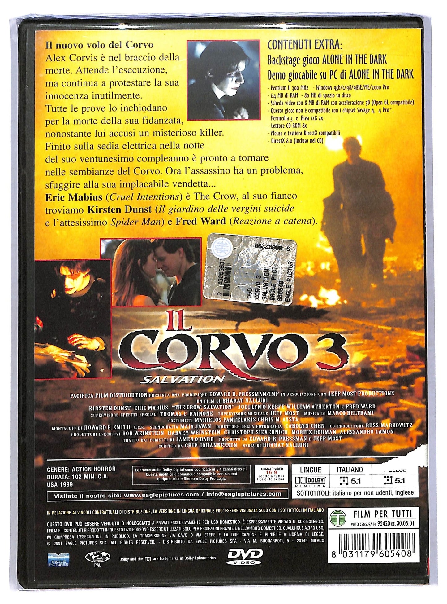 EBOND Il Corvo 3 Ex Noleggio DVD DB787660