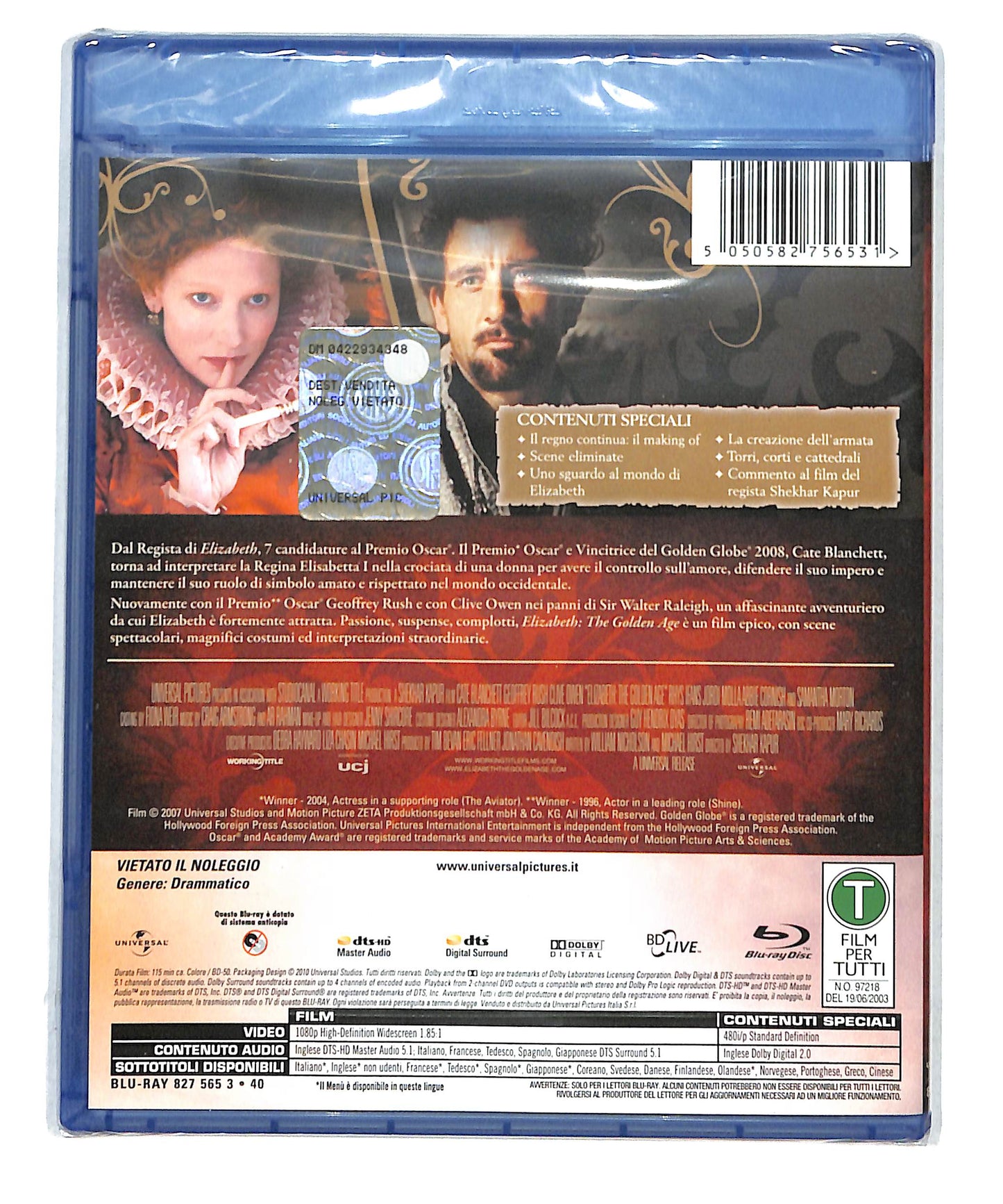 EBOND Elizabeth - The Golden Age BLURAY DB787943