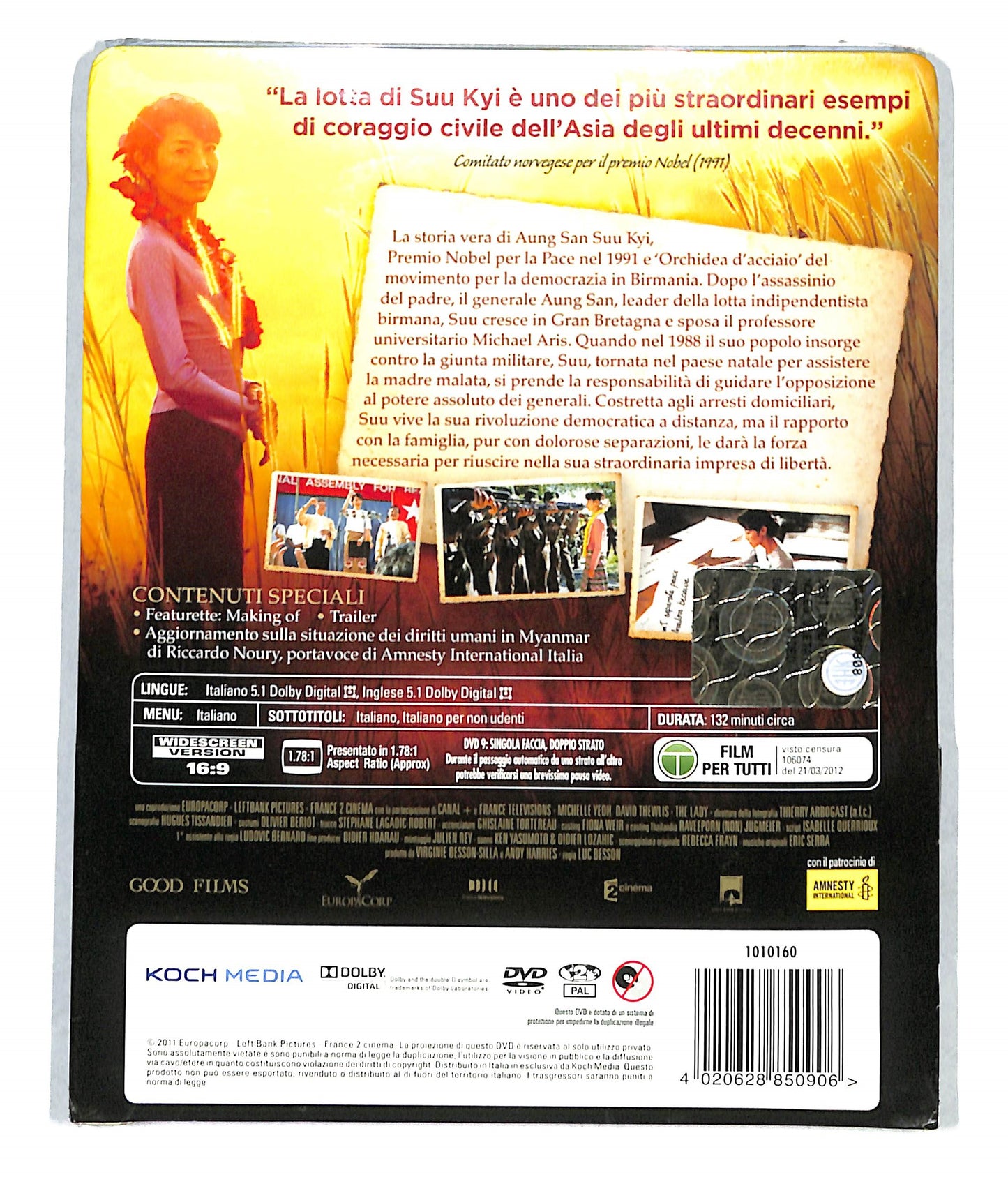 EBOND The Lady - L'amore Per La Liberta Steelbook DVD DB787956