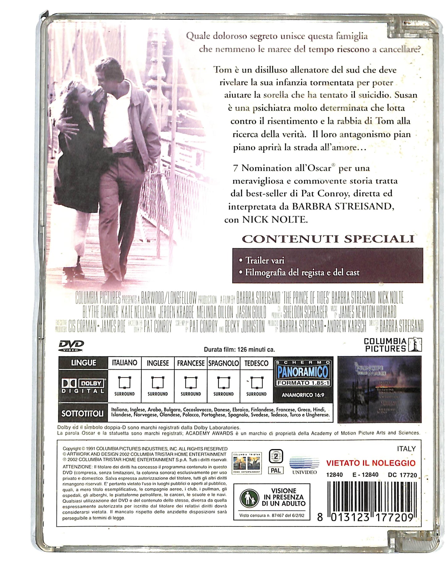 EBOND Il Principe delle maree SJB DVD DB787957