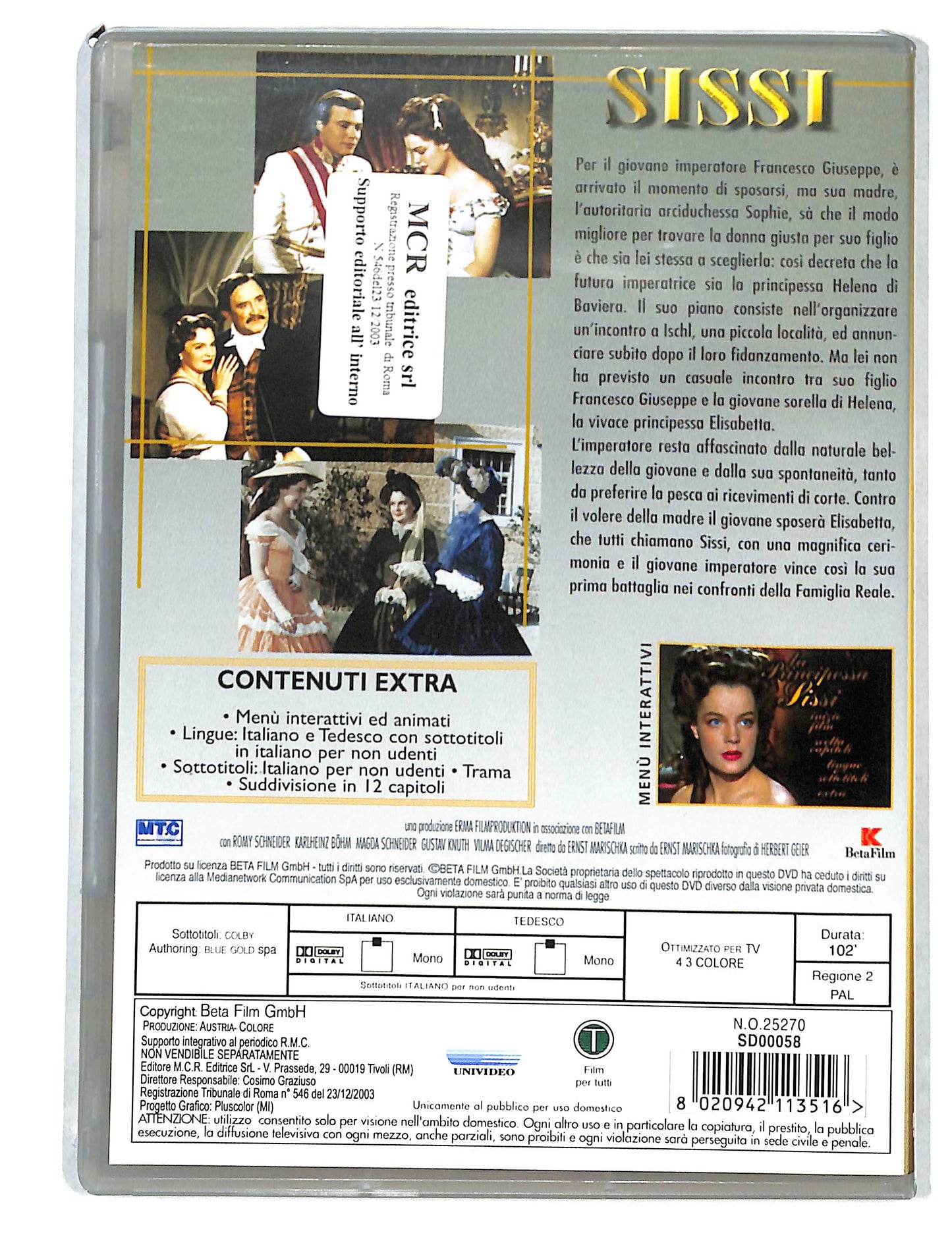 EBOND La principessa Sissi DVD DB787970