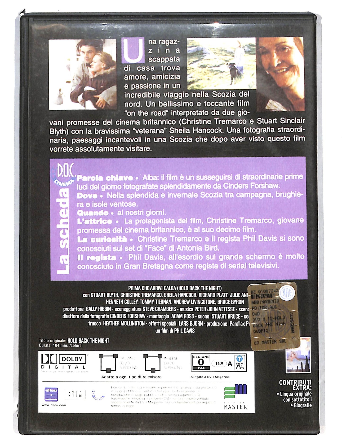 EBOND Hold back the night DVD DB788117