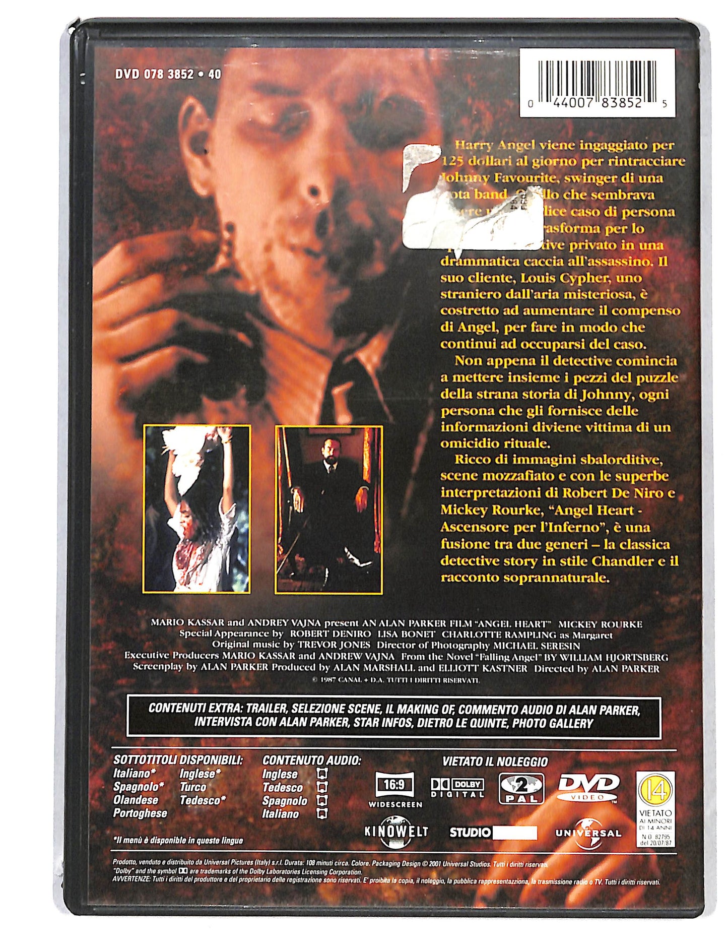EBOND Angel Heart - Ascensore per l'inferno DVD DB788126