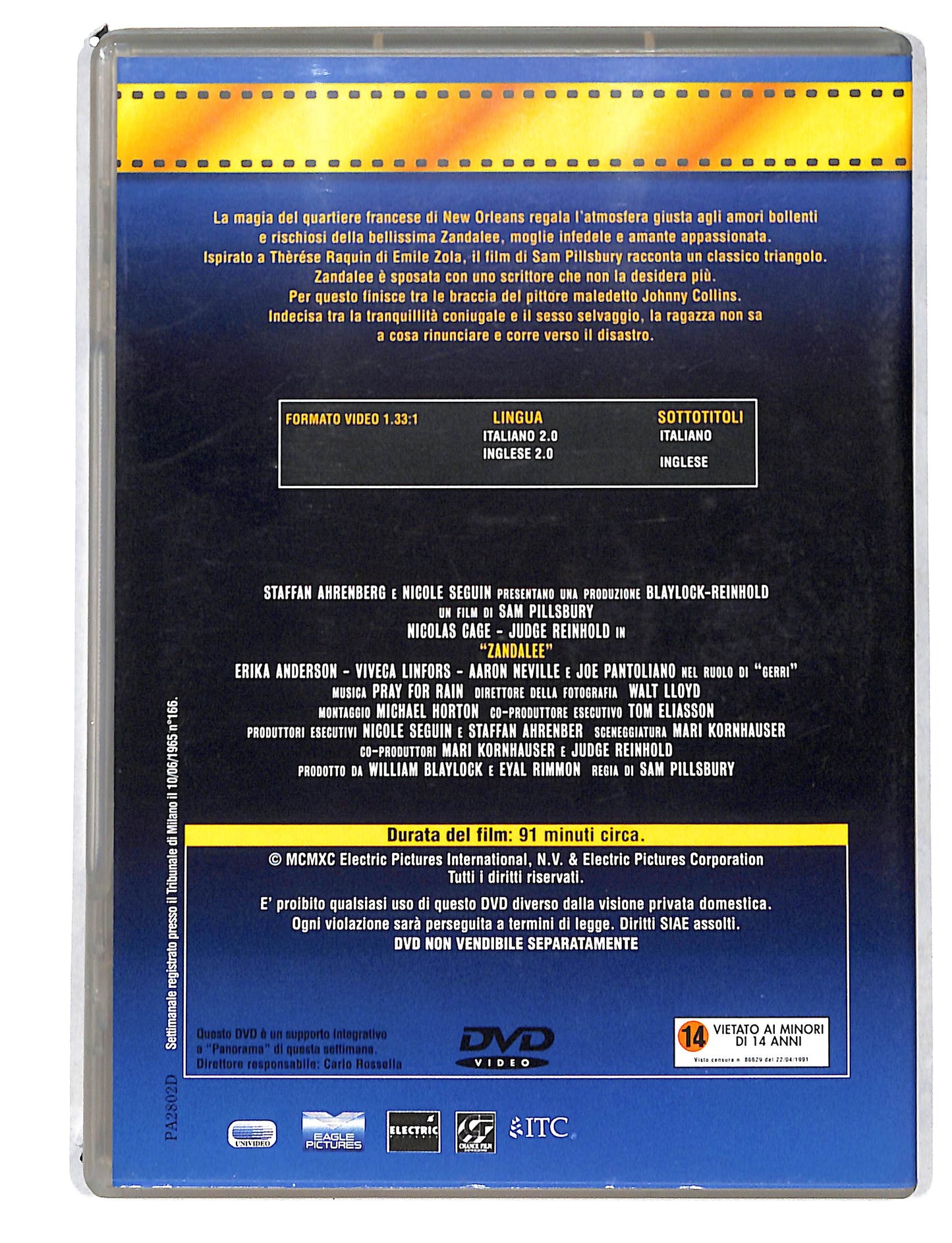 EBOND Zandalee EDITORIALE DVD DB788132