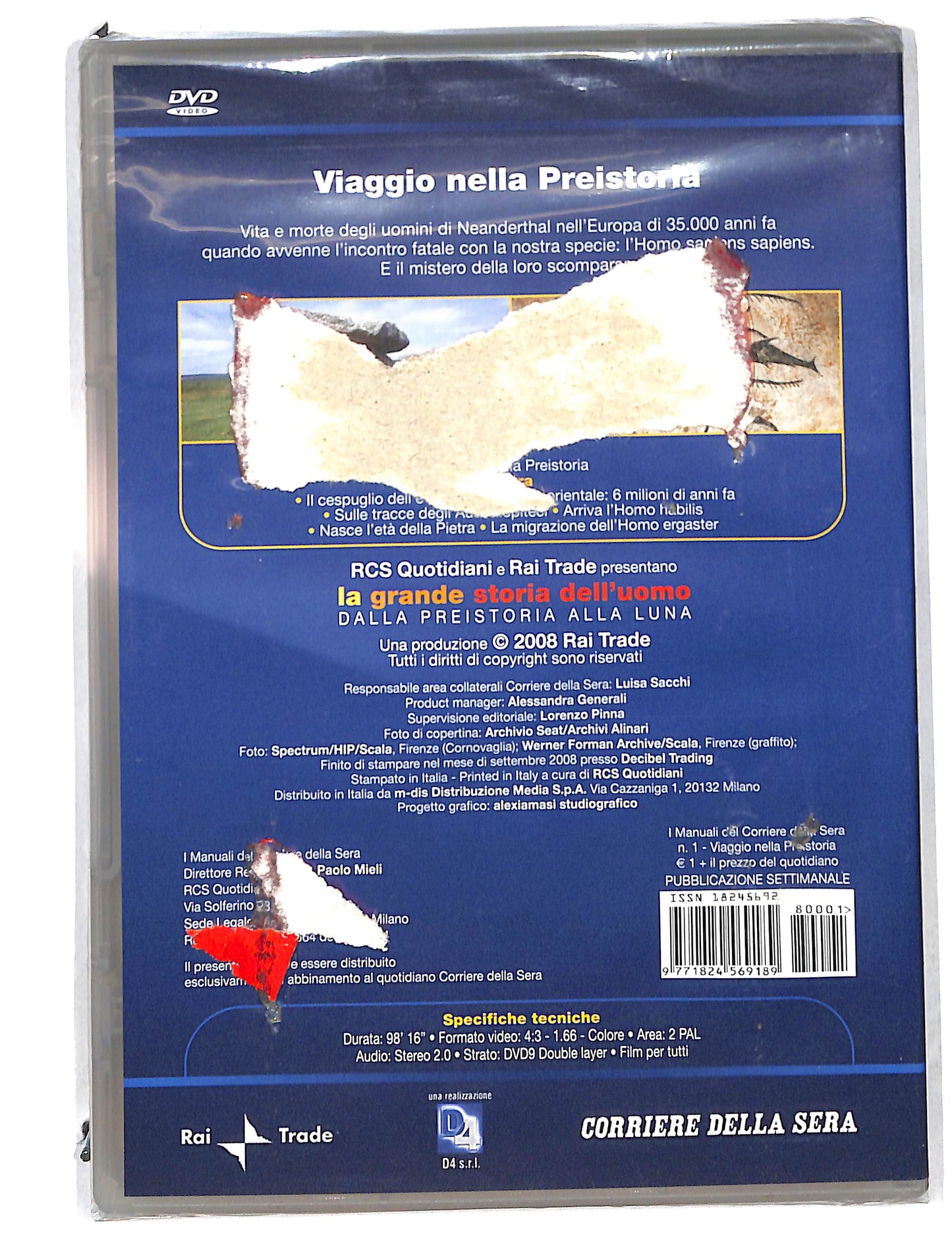 EBOND Viaggio nella Preistoria vol.1 EDITORIALE DVD DB788137