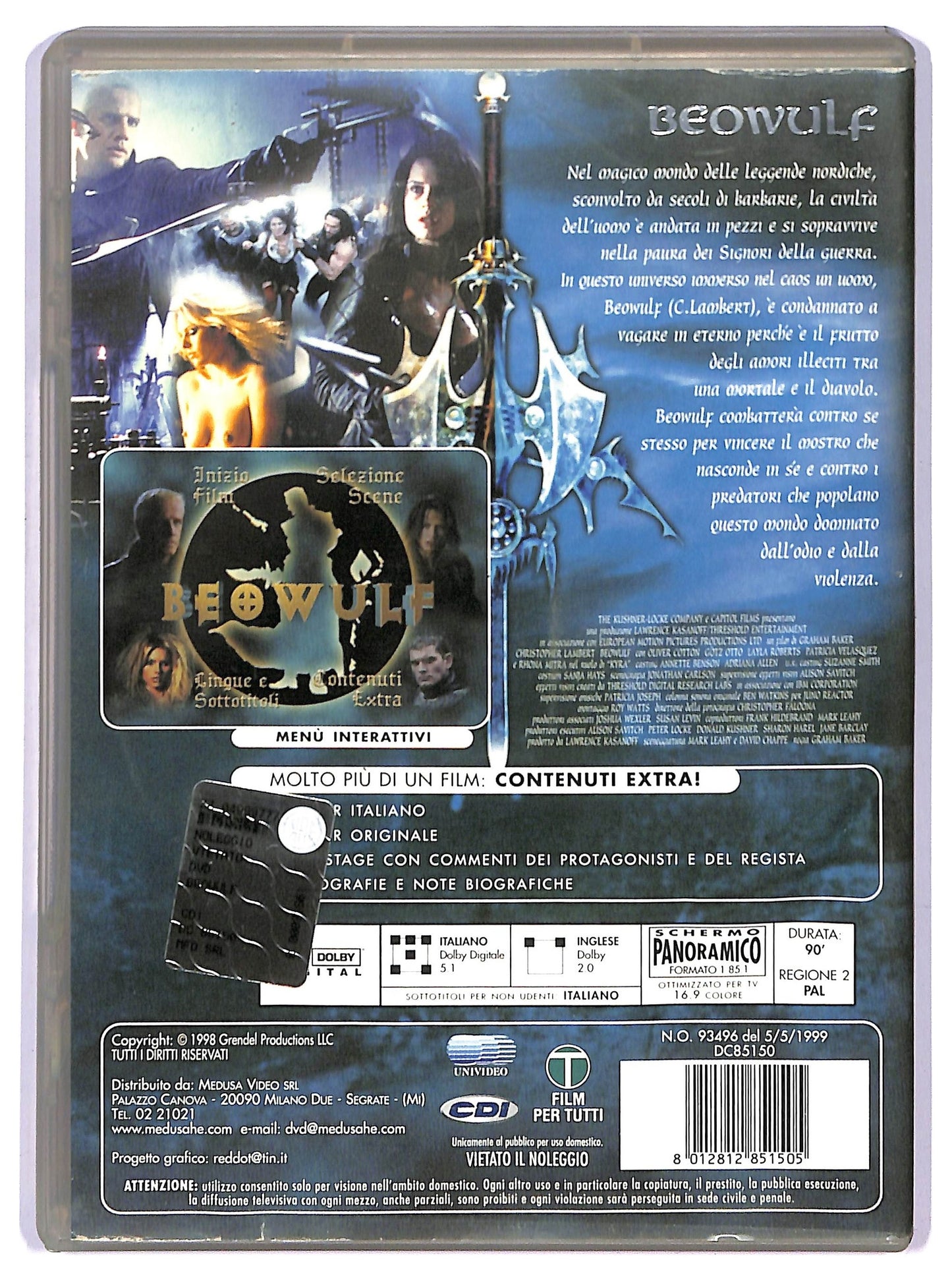EBOND Beowulf DVD DB788140