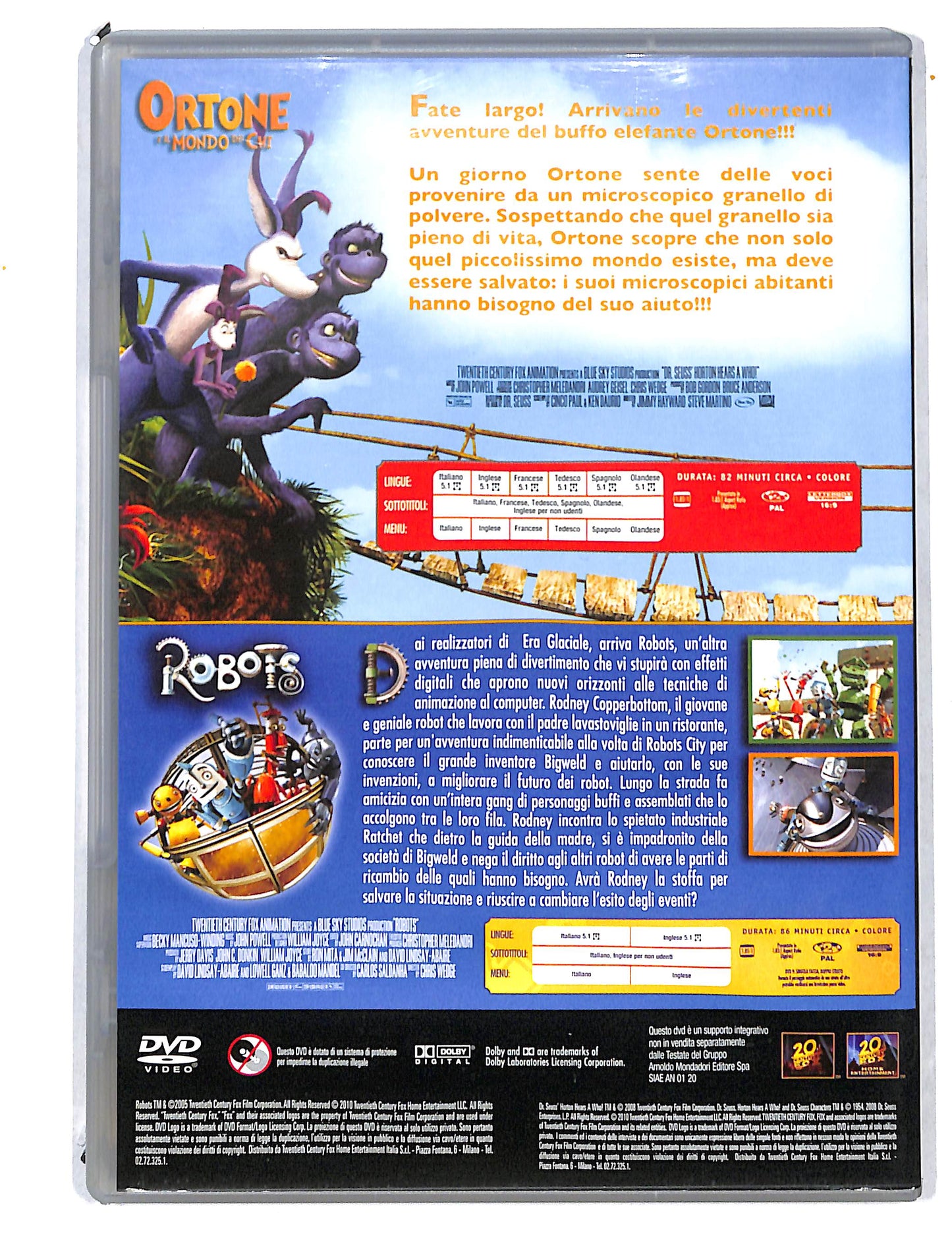 EBOND Ortone e il mondo dei chi - Robots EDITORIALE DVD DB788163