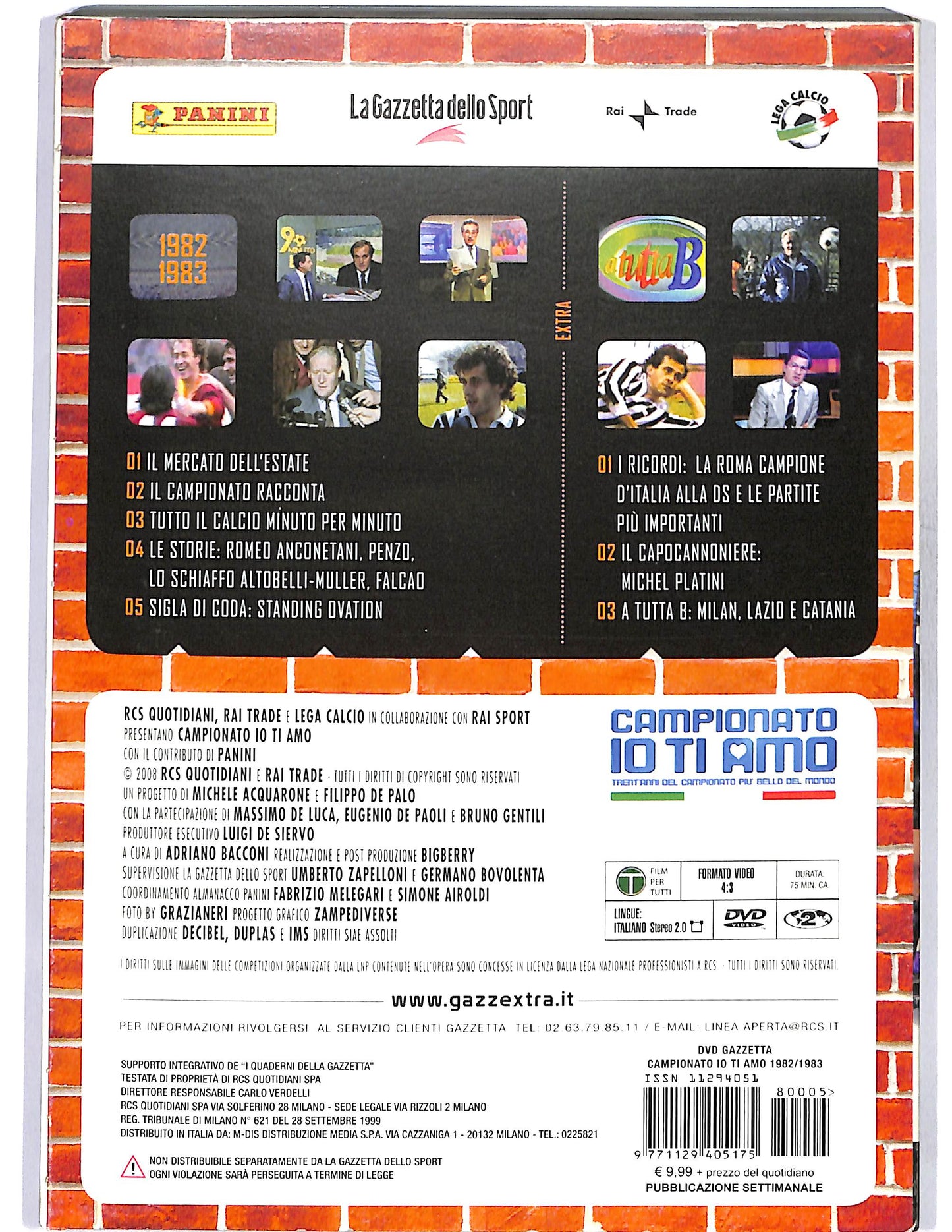 EBOND Campionato io ti amo vol.5 1982 - 1983 EDITORIALE DVD DB788310