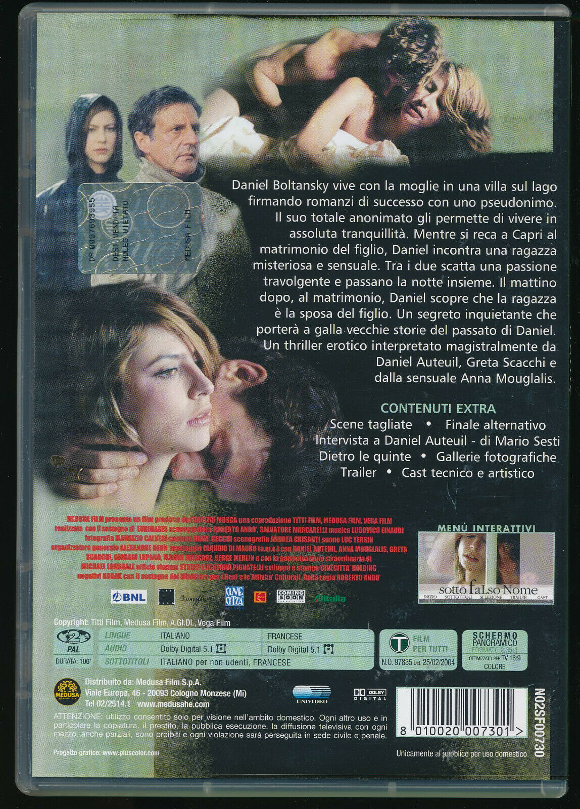 EBOND Sotto Falso Nome NOLEGGIO DVD DB788637