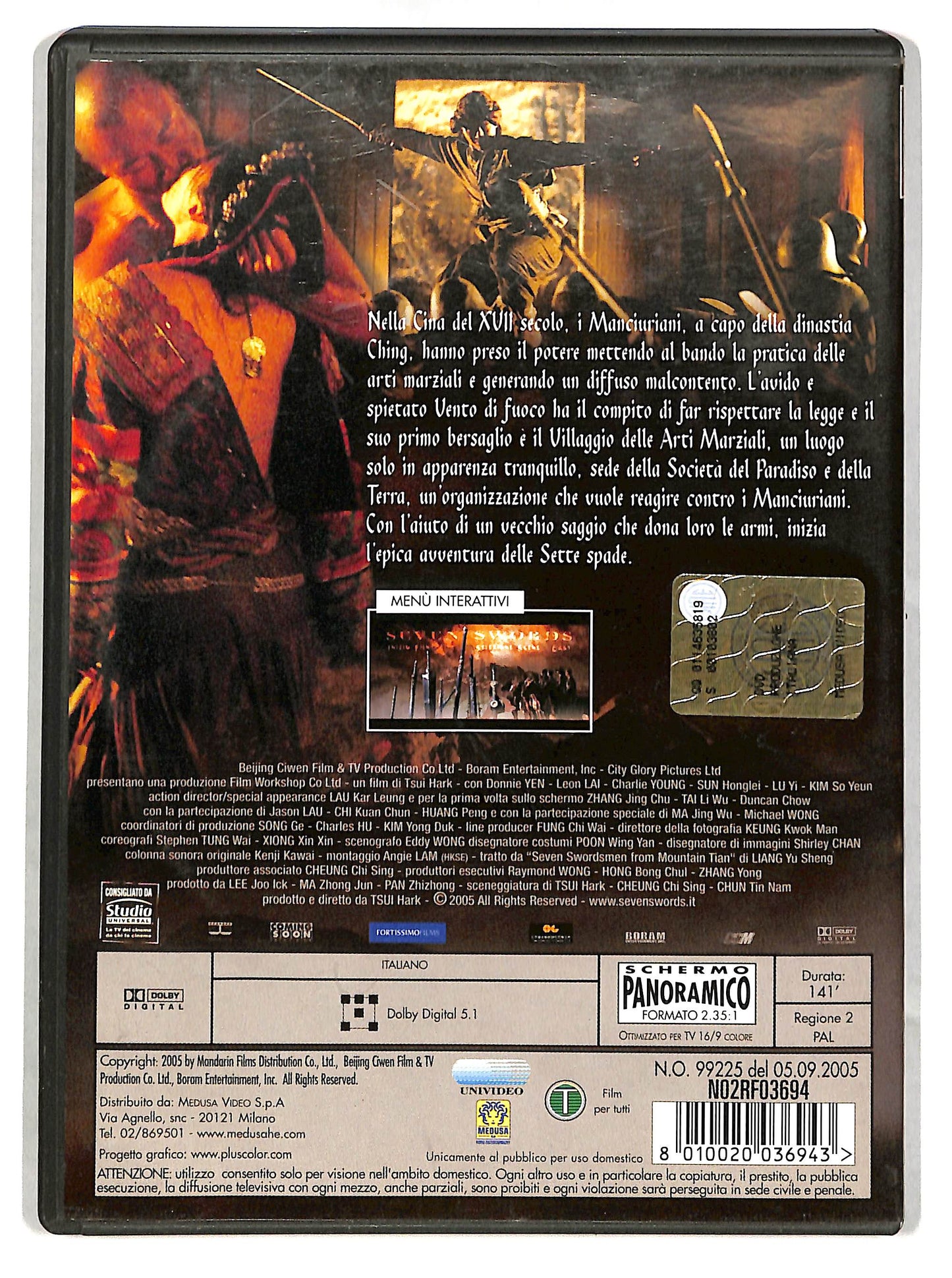 EBOND Seven Swords Noleggio DVD DB788641