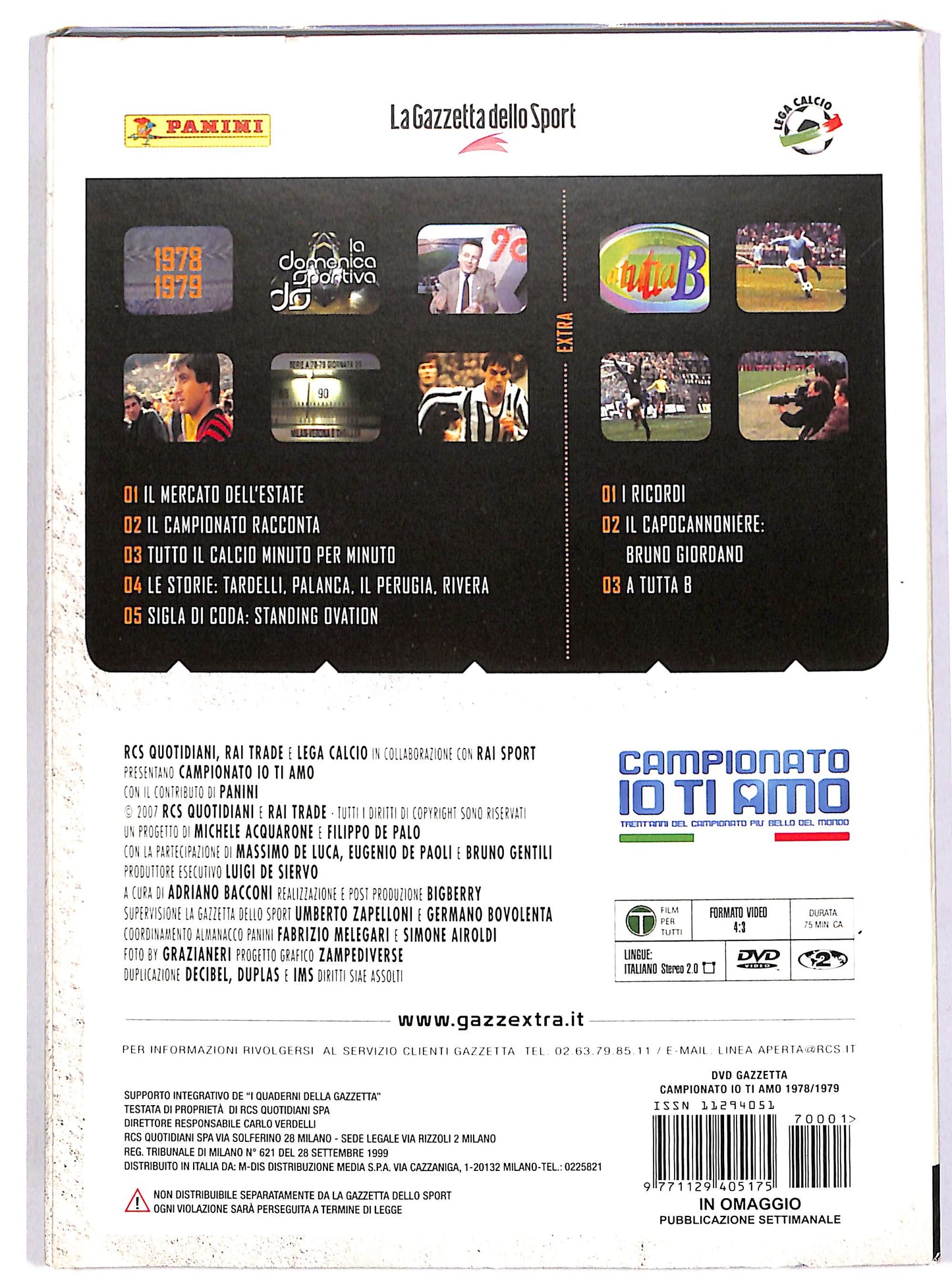 EBOND Campionato io ti amo Vol.1 SLIPCASE EDITORIALE DVD DB788861