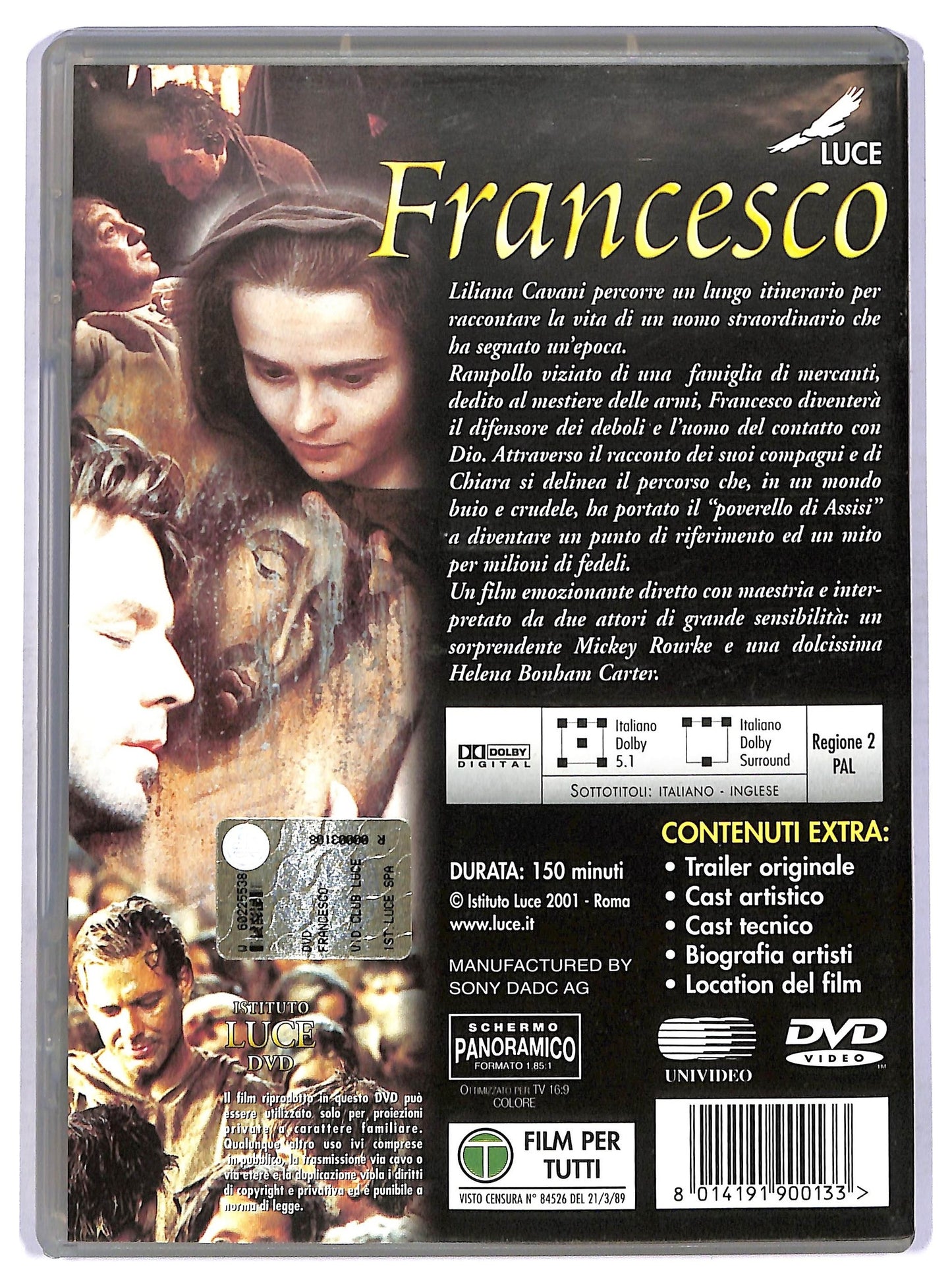 EBOND Mickey Rourke - Francesco DVD DB789618
