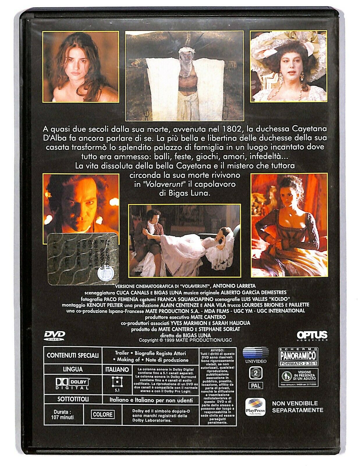 EBOND Volaverunt - Il Mistero Di Bigas Luna Editoriale DVD DB789808