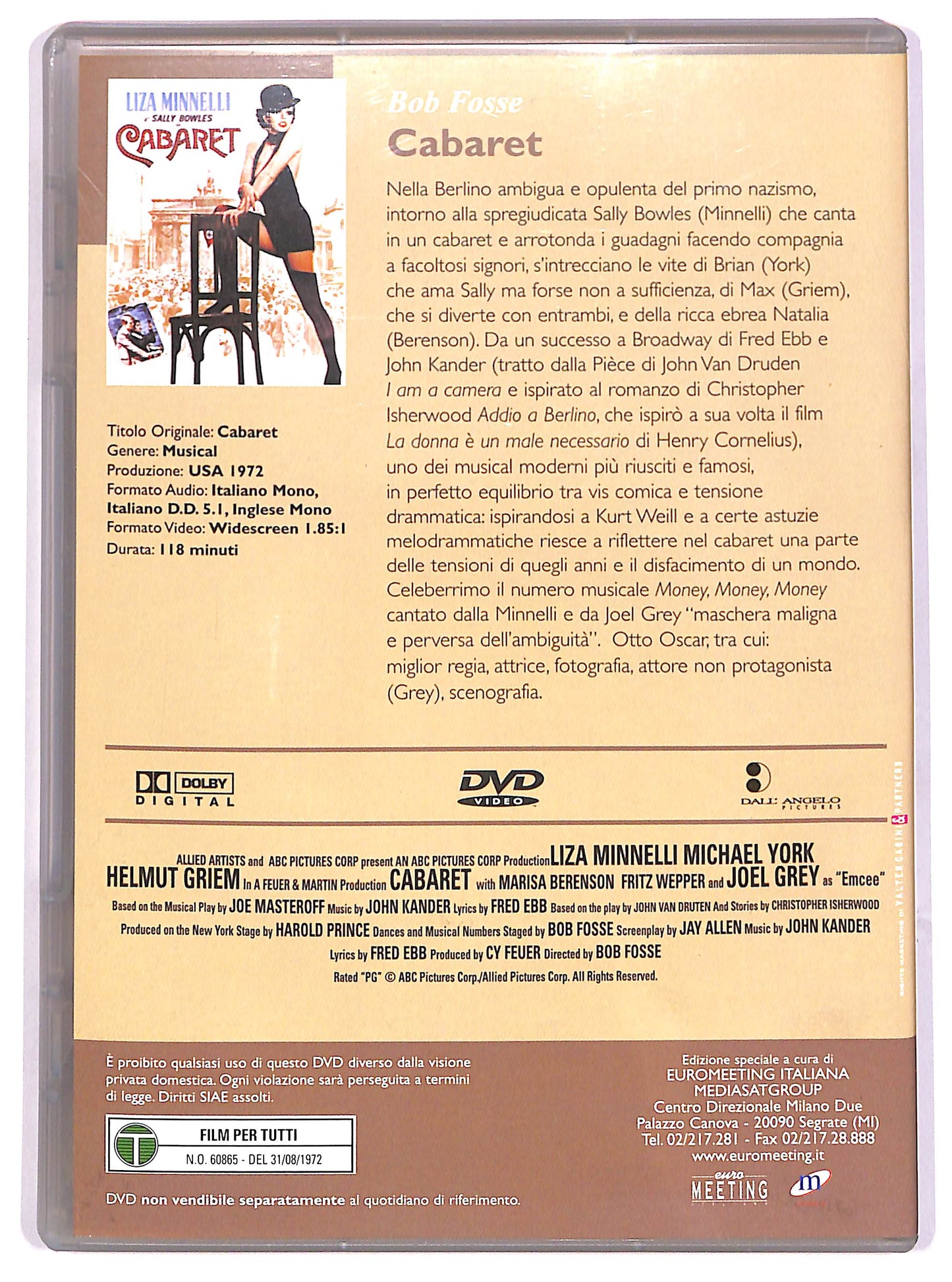 EBOND Cabaret EDITORIALE DVD DB789824