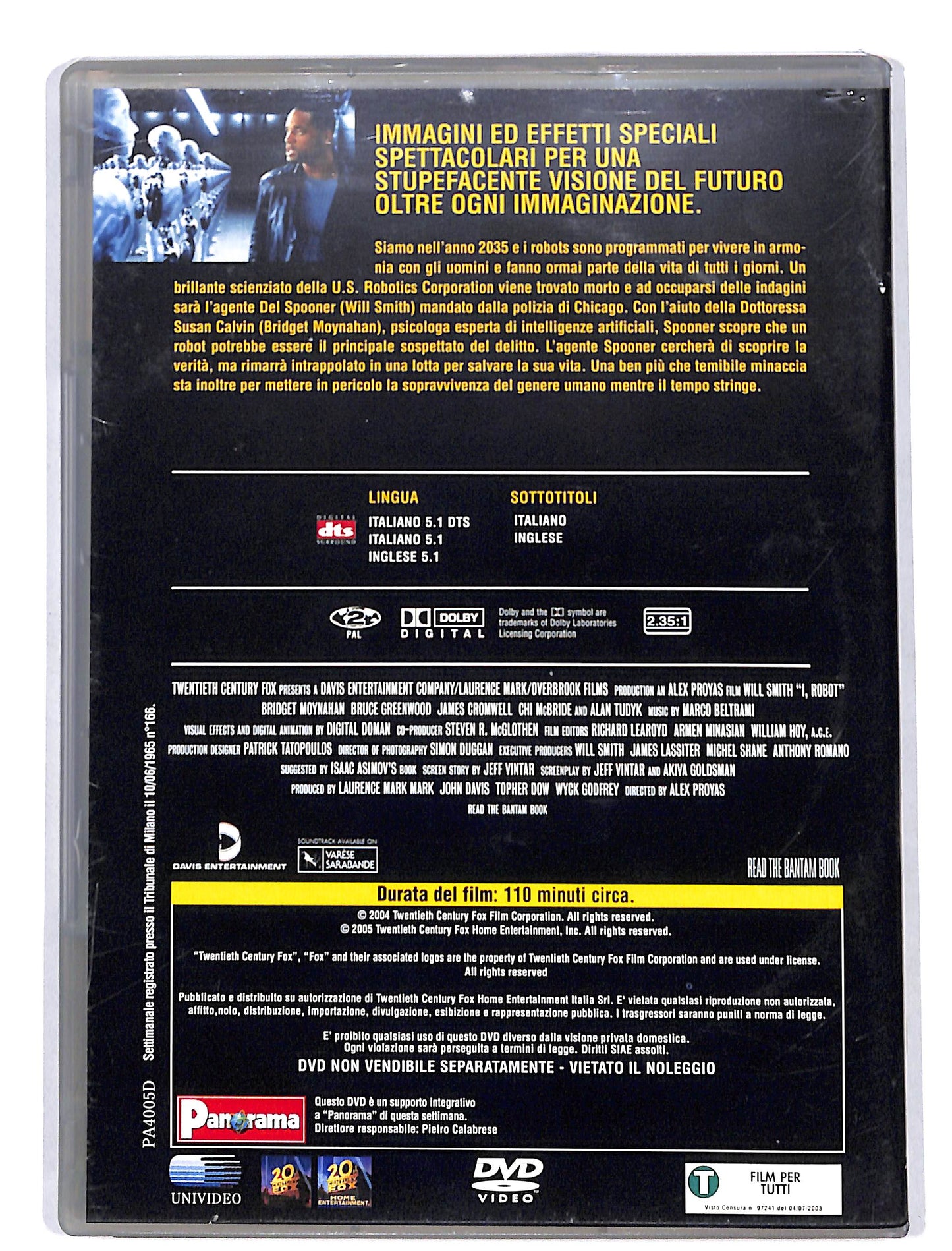 EBOND Io Robot EDITORIALE DVD DB790115