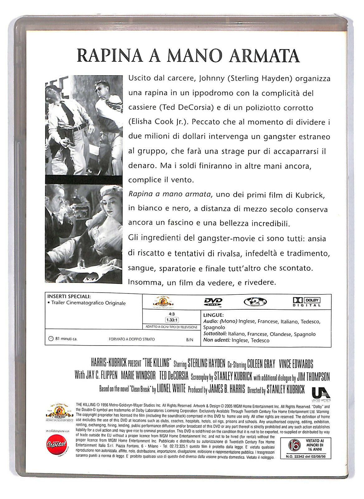 EBOND Rapina a Mano Armata DVD DB790126