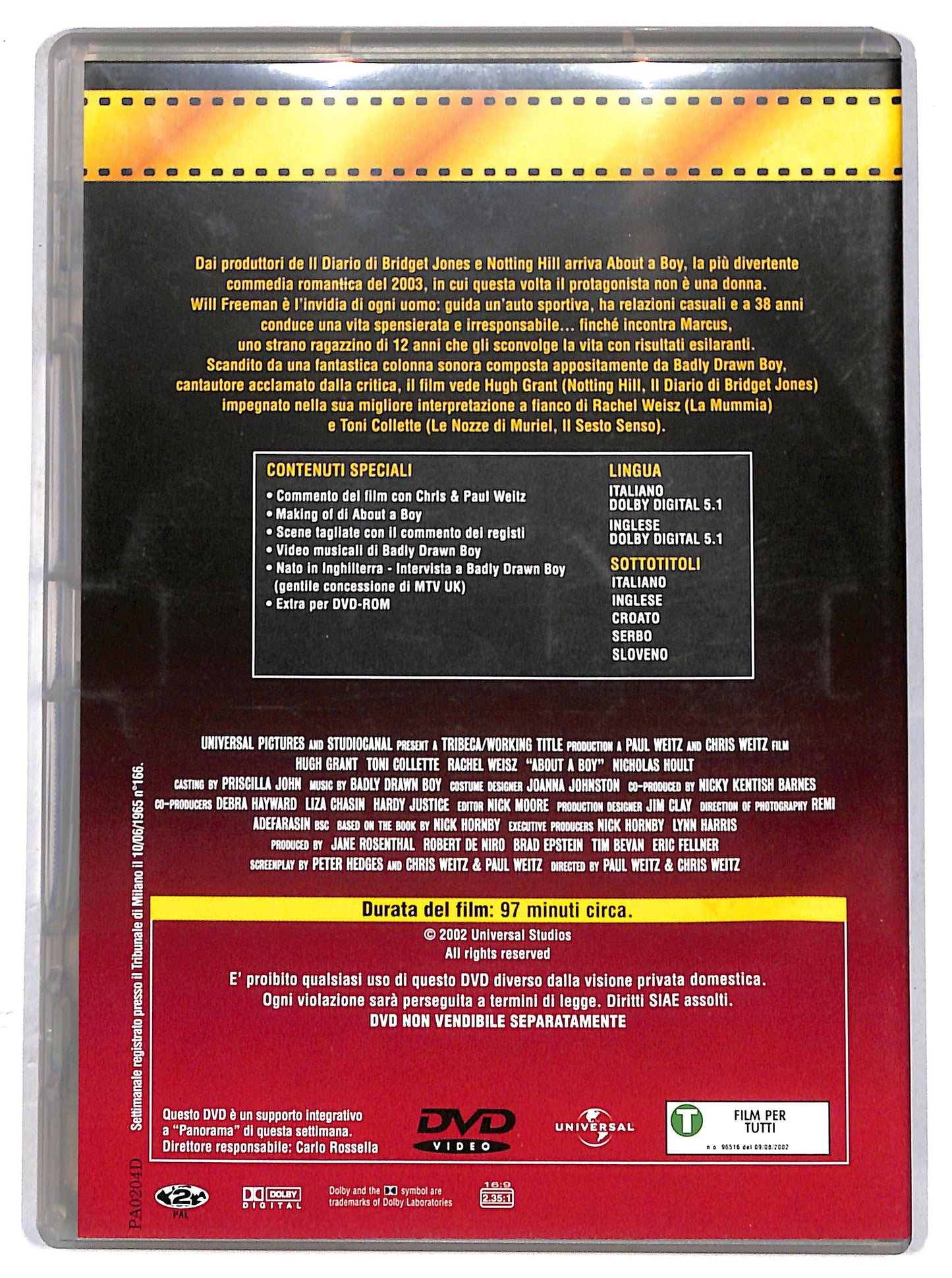 EBOND About a Boy - Un ragazzo EDITORIALE DVD DB790130