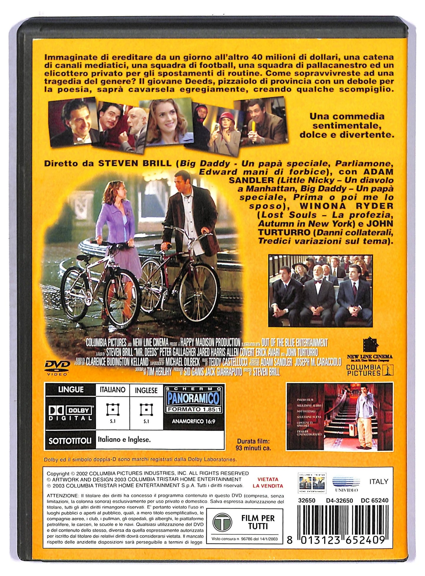 EBOND Mr Deeds NOLEGGIO DVD DB791303