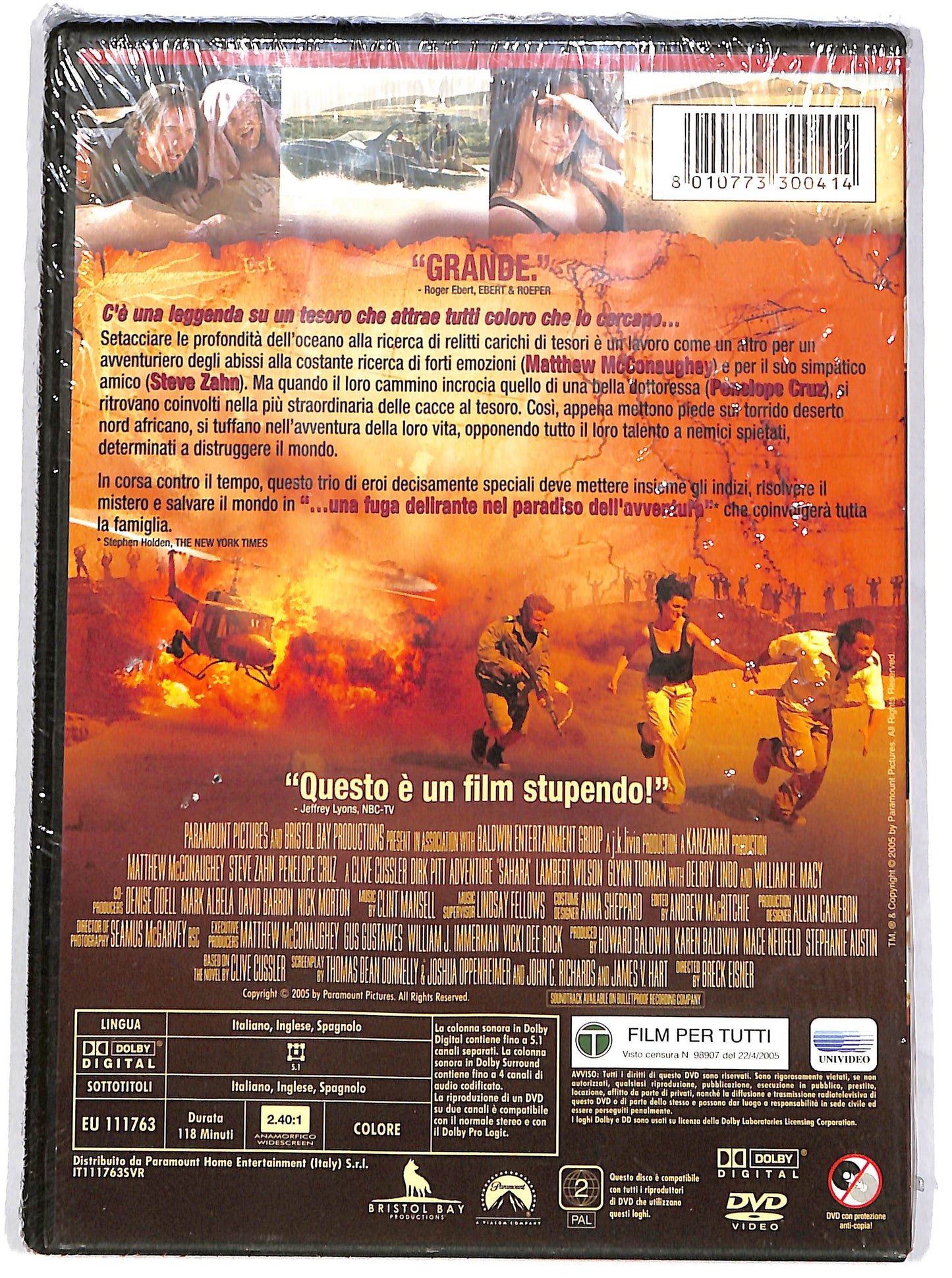 EBOND Sahara (film 2005) NOLEGGIO DVD DB791323