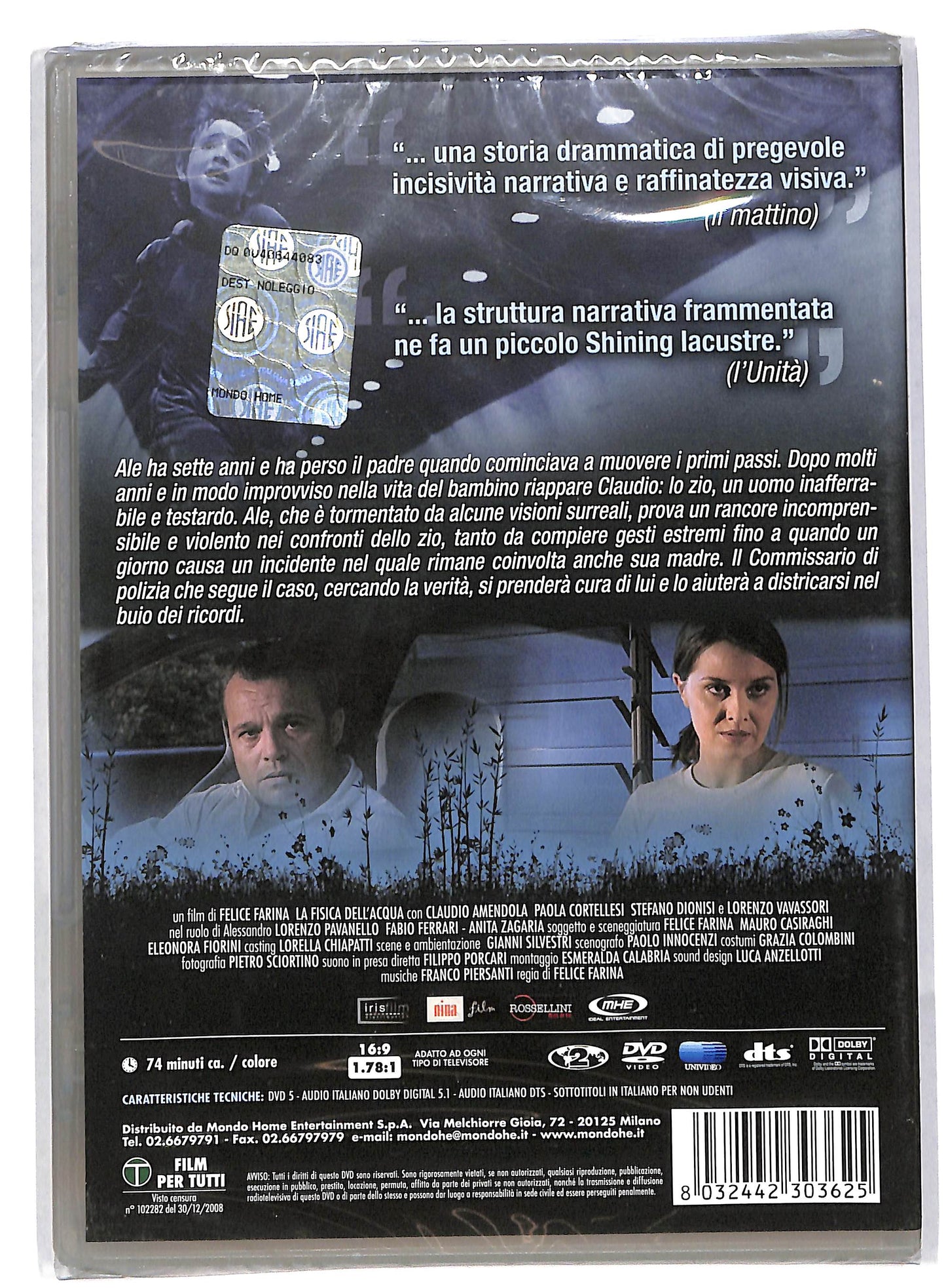EBOND La fisica dell'acqua NOLEGGIO DVD DB791706