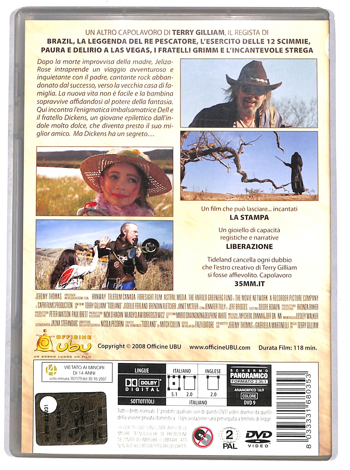 EBOND tideland - il mondo capovolto NOLEGGIO DVD DB792303