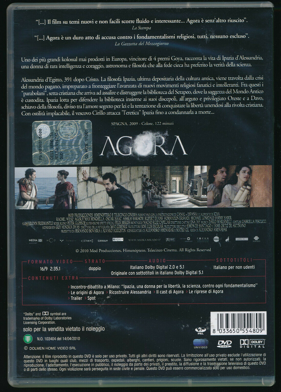 EBOND Agora' DVD DB792421