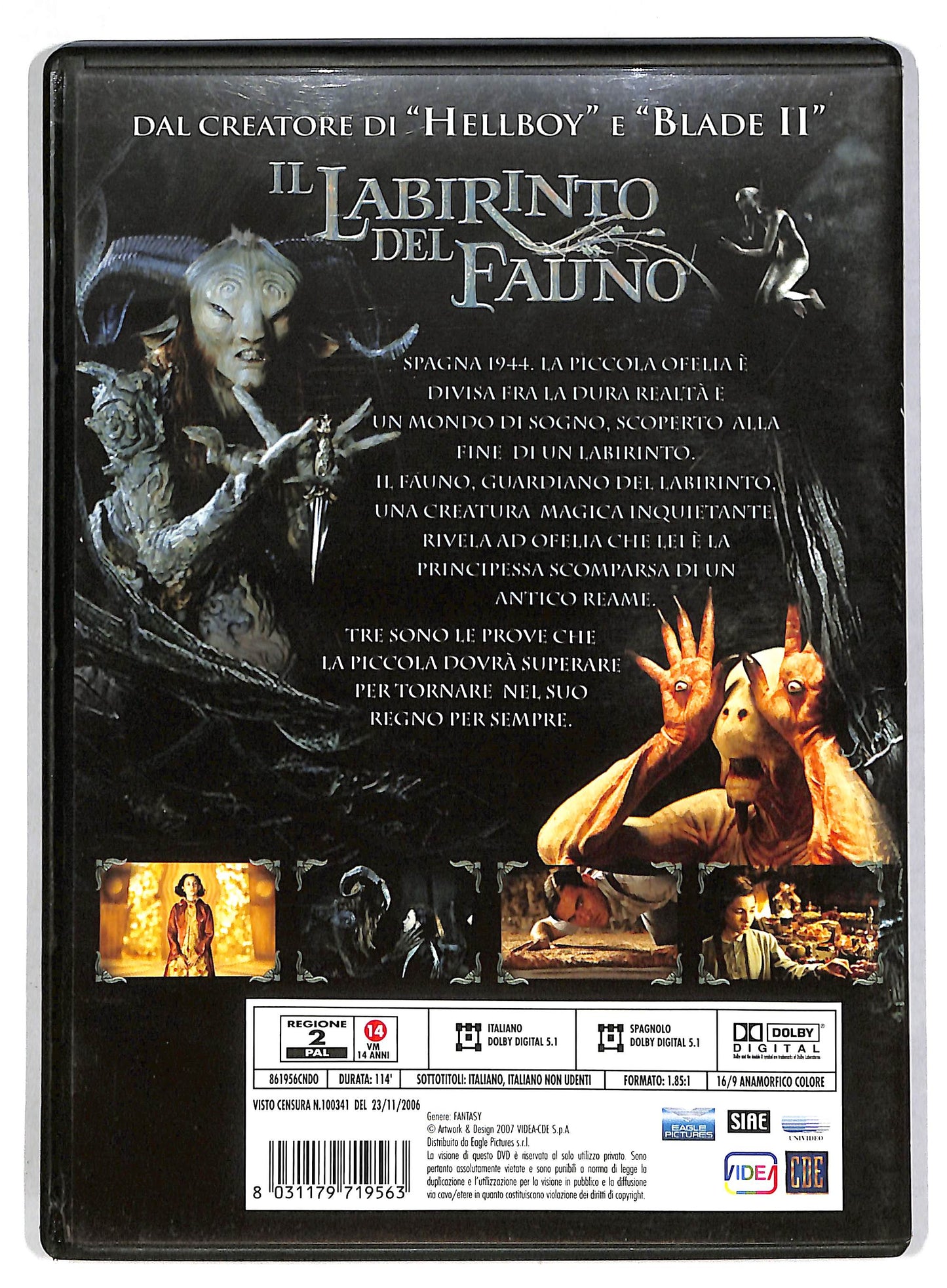 EBOND Il labirinto del fauno DVD DB792829