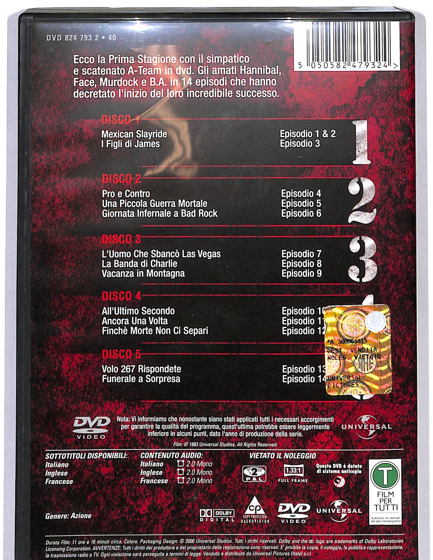 EBOND A Team Stagione 1 completa DVD DB793643