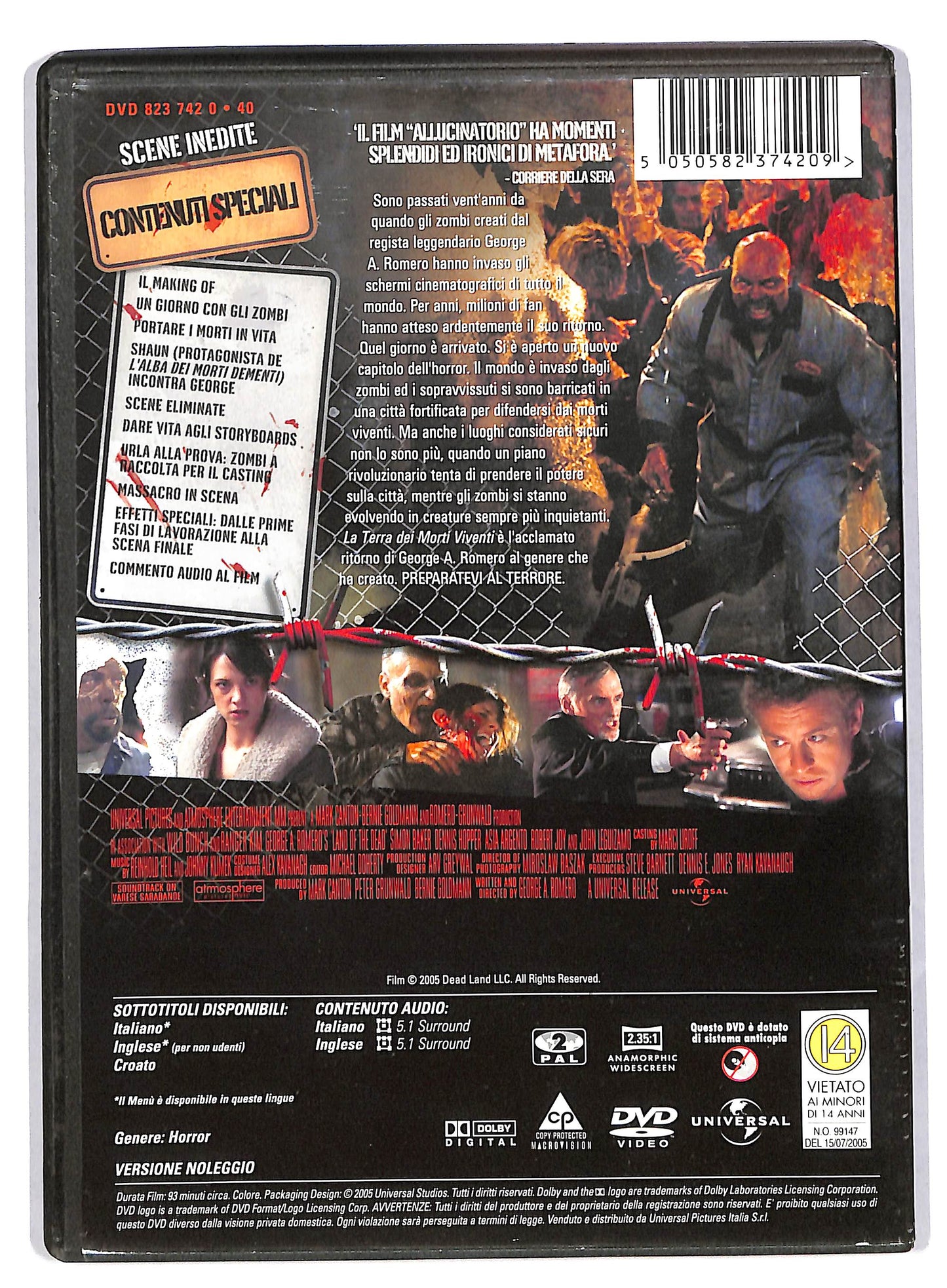 EBOND La terra dei morti viventi NOLEGGIO DVD DB793957