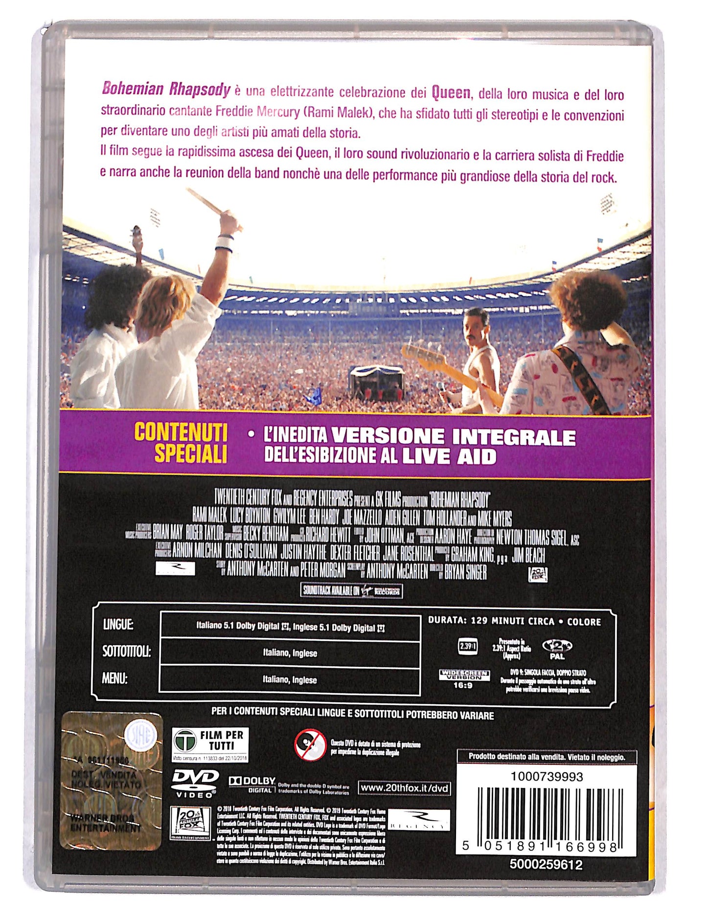EBOND Bohemian Rhapsody DVD DB794217