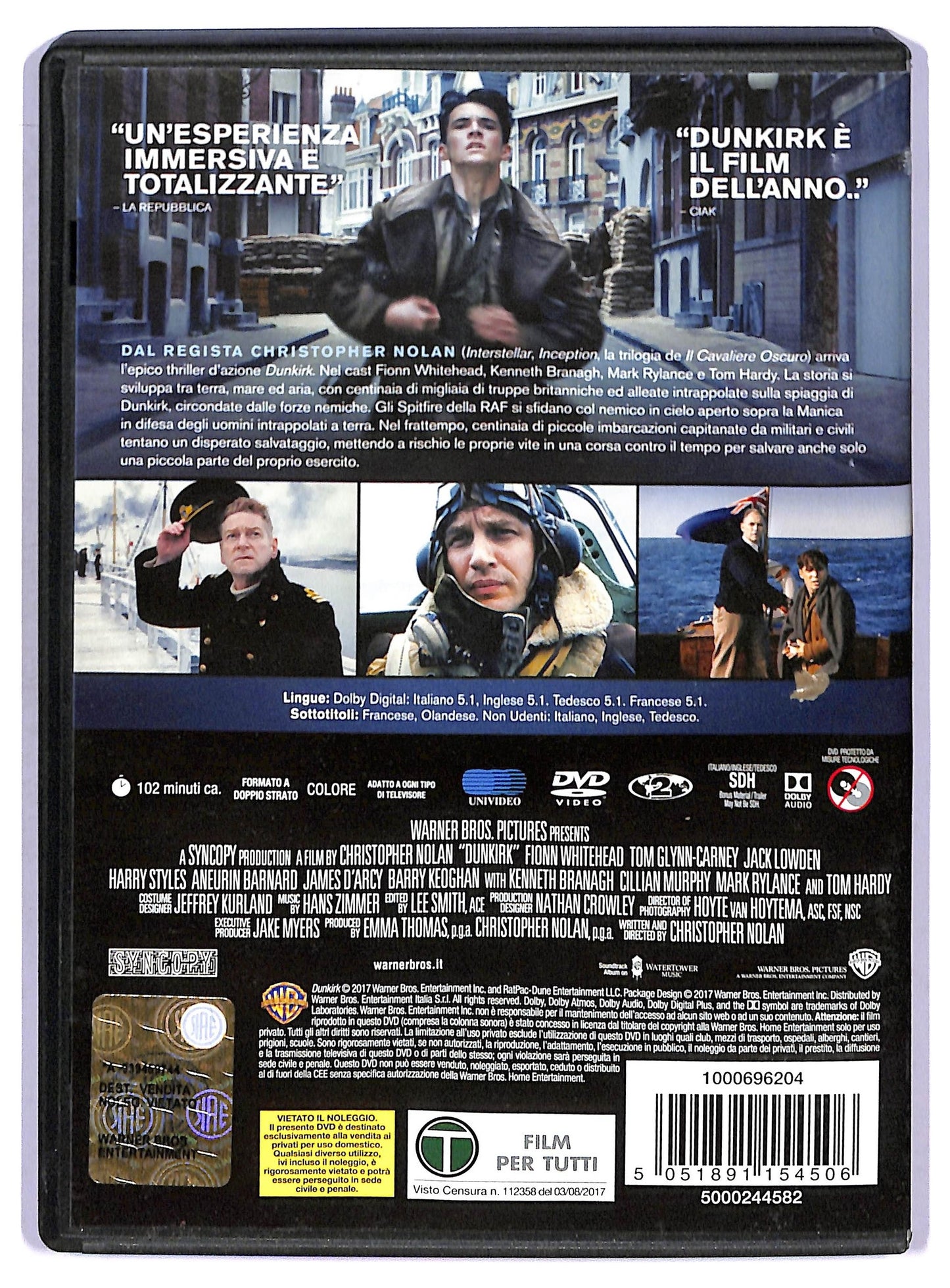 EBOND Dunkirk DVD DB794227