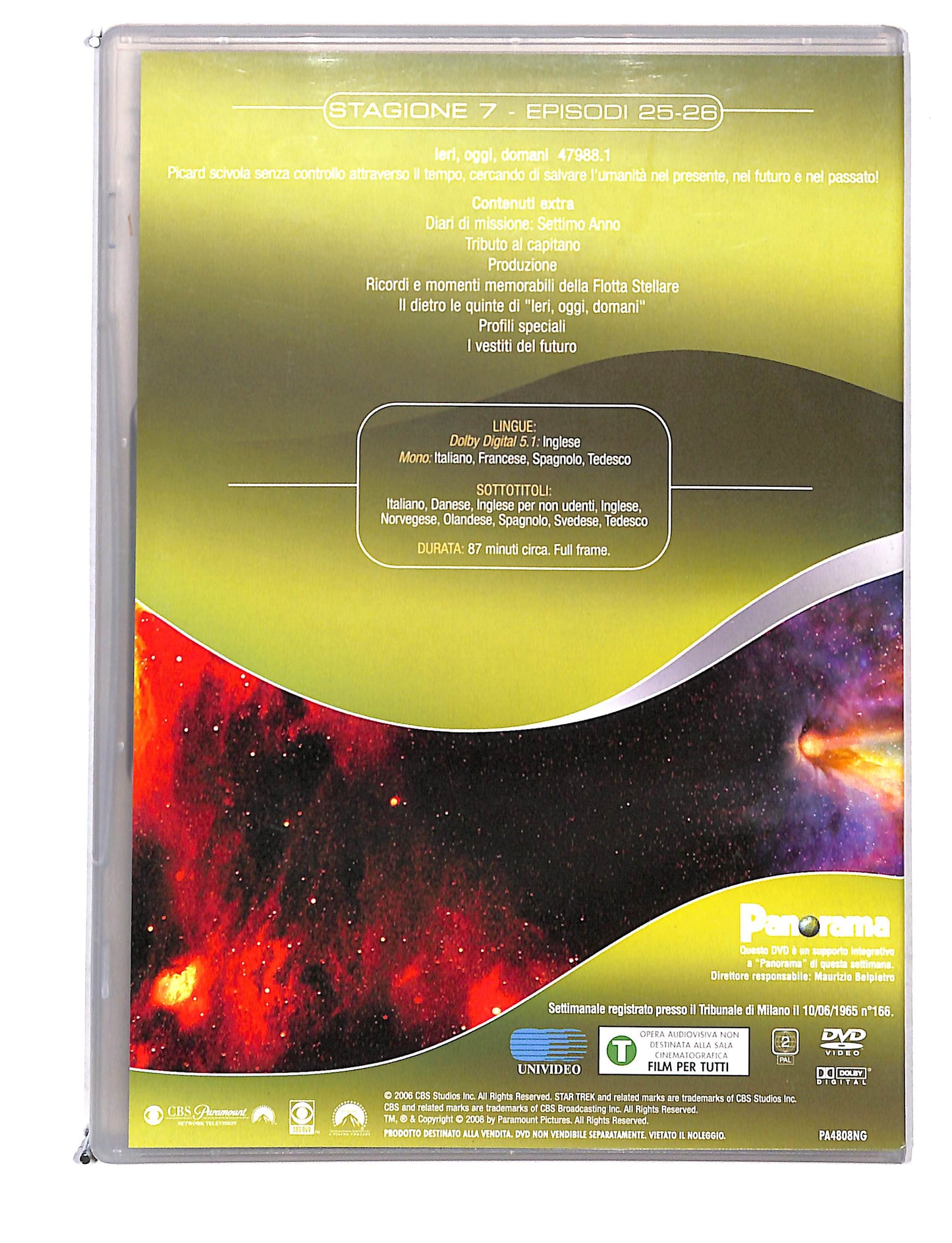 EBOND Star Trek The Next Generation Vol. 7 Stagione 7 Epis. 25-26 DVD DB794253