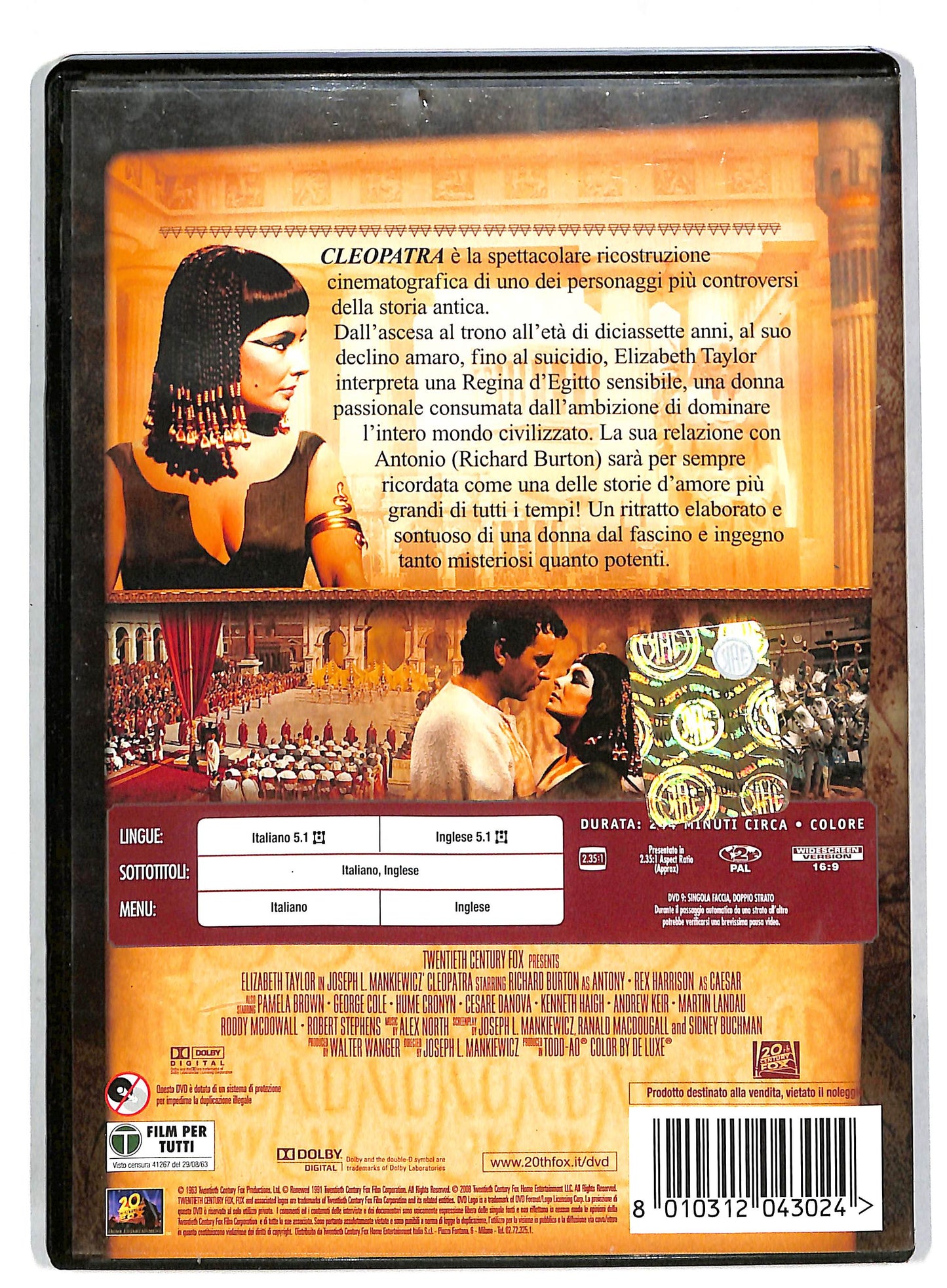 EBOND Cleopatra Edizione doppio disco DVD DB794259