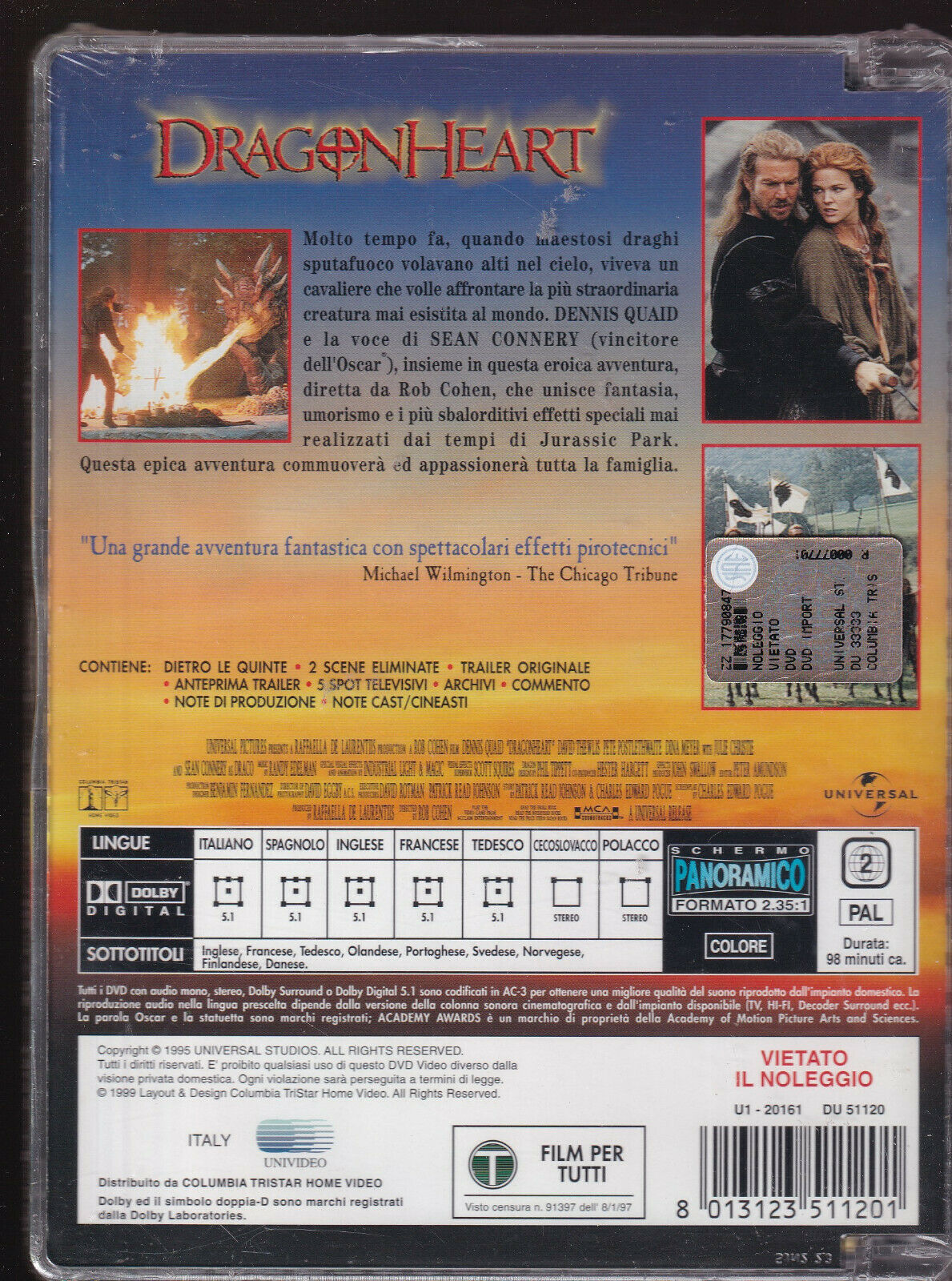 EBOND Dragonheart DVD DB794418