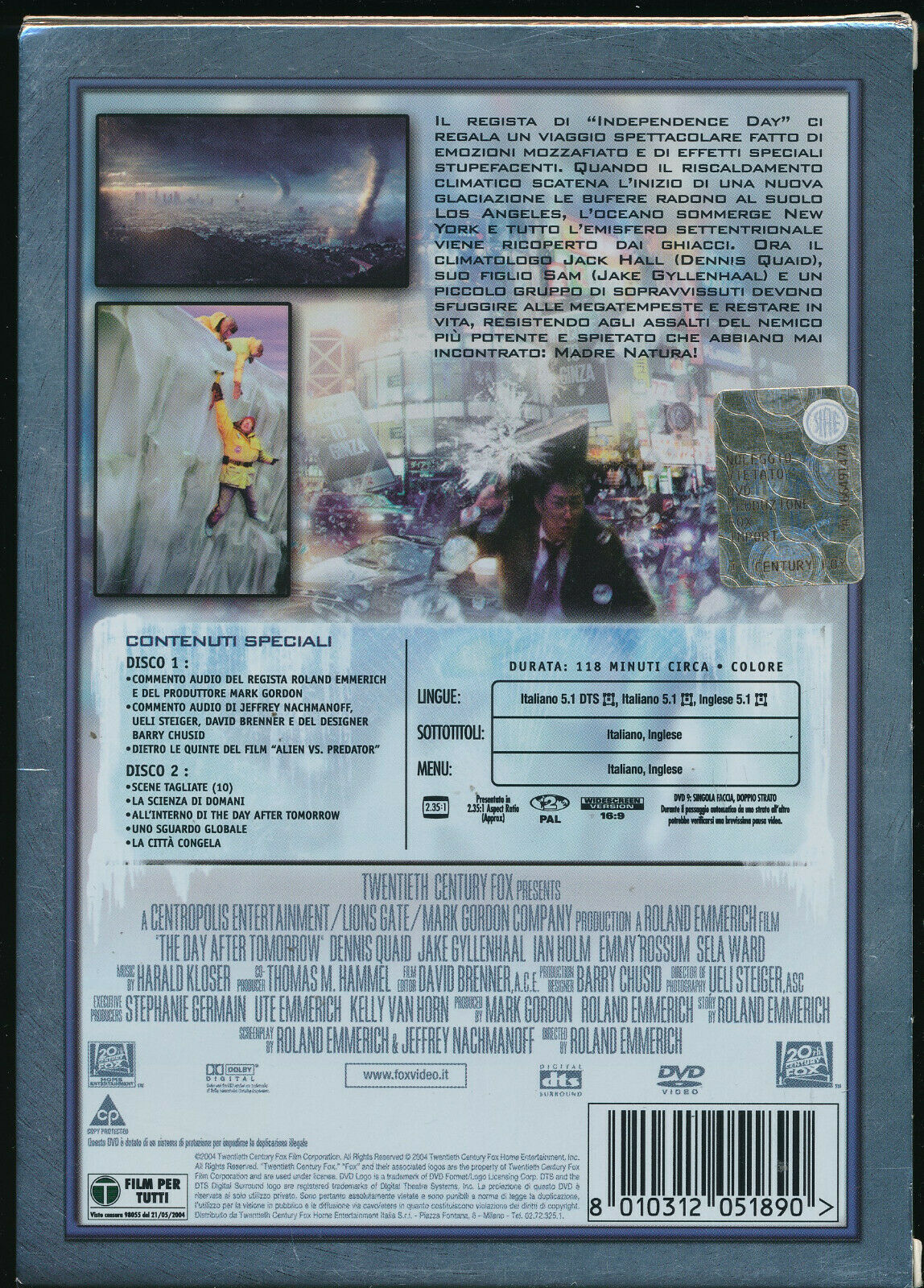 EBOND The Day After Tomorrow DVD DB794454