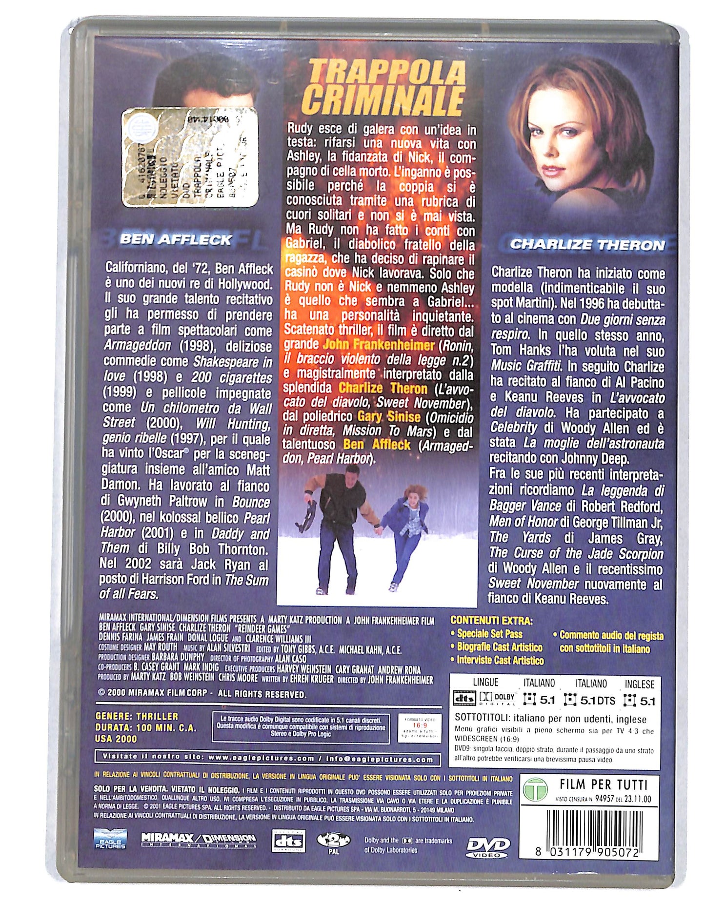 EBOND Trappola Criminale DVD DB794606