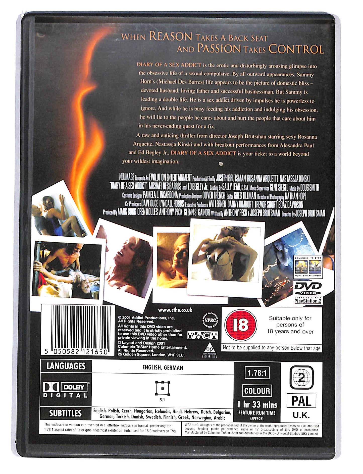 EBOND Diary Of A Sex Addict DVD DB794637