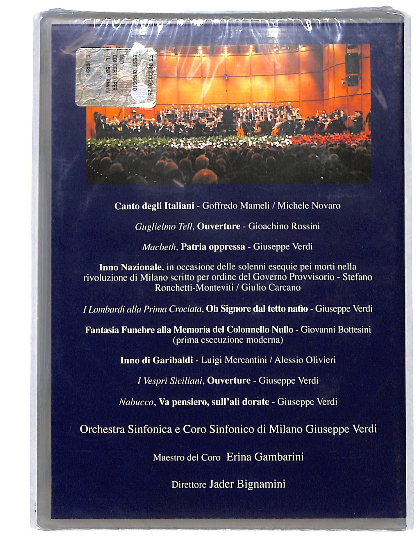 EBOND La Verdi - Concerto per il 150 anniversario dell'unita Italia DVD DB794649