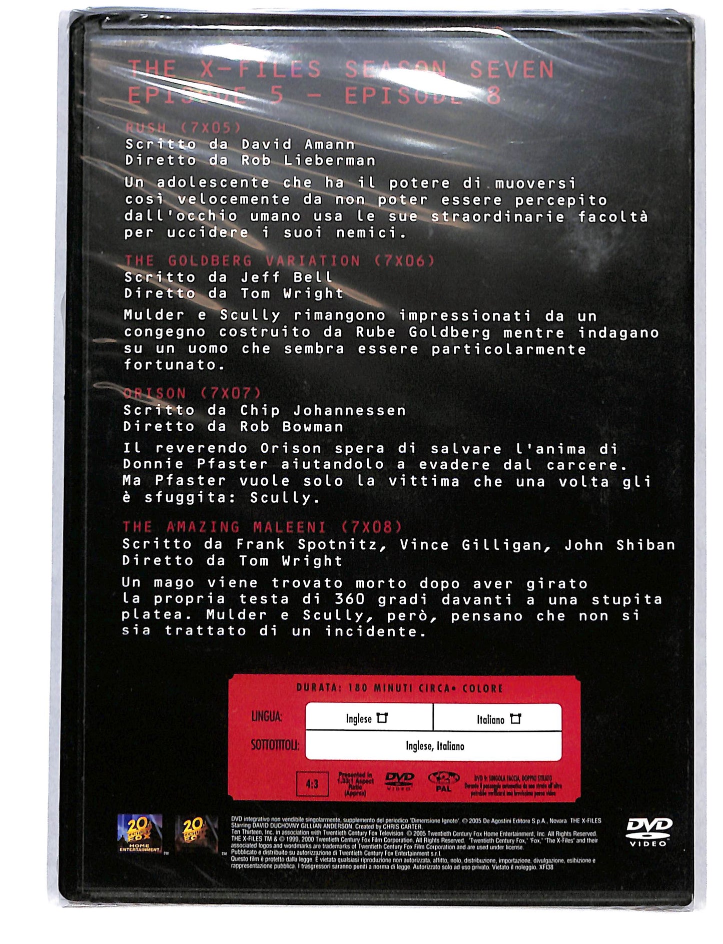 EBOND The x files collection volume 2 season seven DVD DB794657