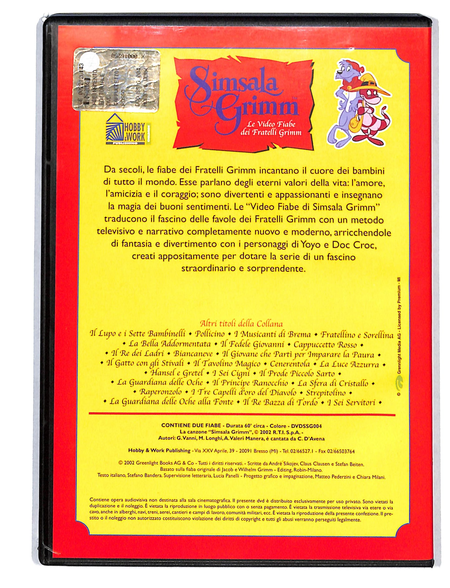 EBOND Simsala Grimm - Cappuccetto Rosso - Il re dei ladri DVD DB794823