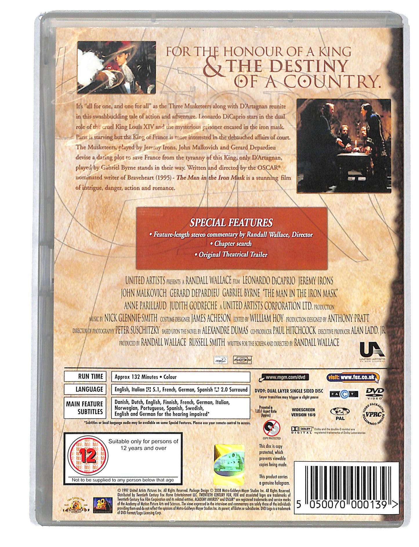 EBOND The Man in The Iron Mask DVD DB794824
