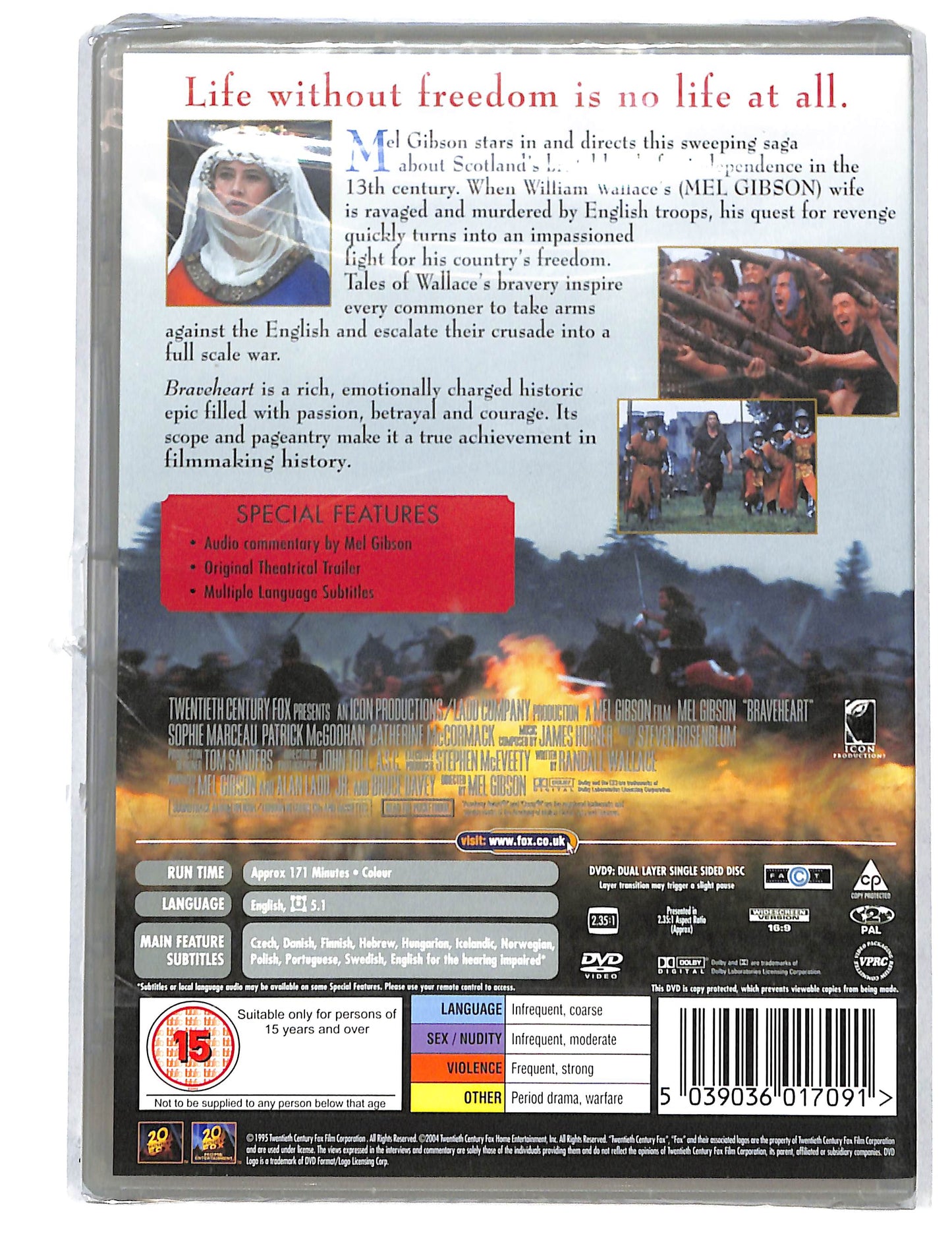 EBOND Braveheart DVD DB794825