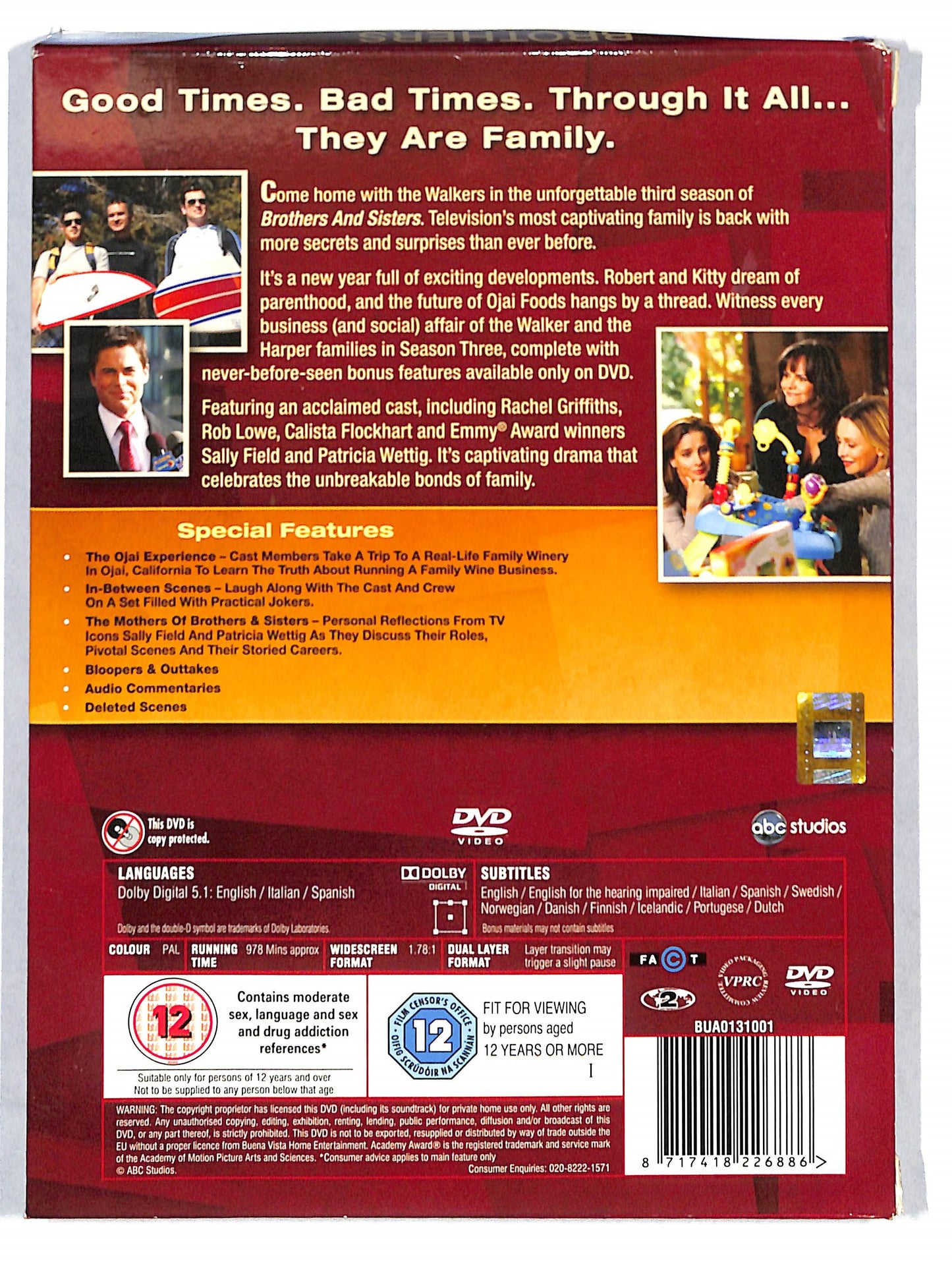 EBOND Brothers & Sisters - Season 3 Edizione: Regno Unito DVD DB794829