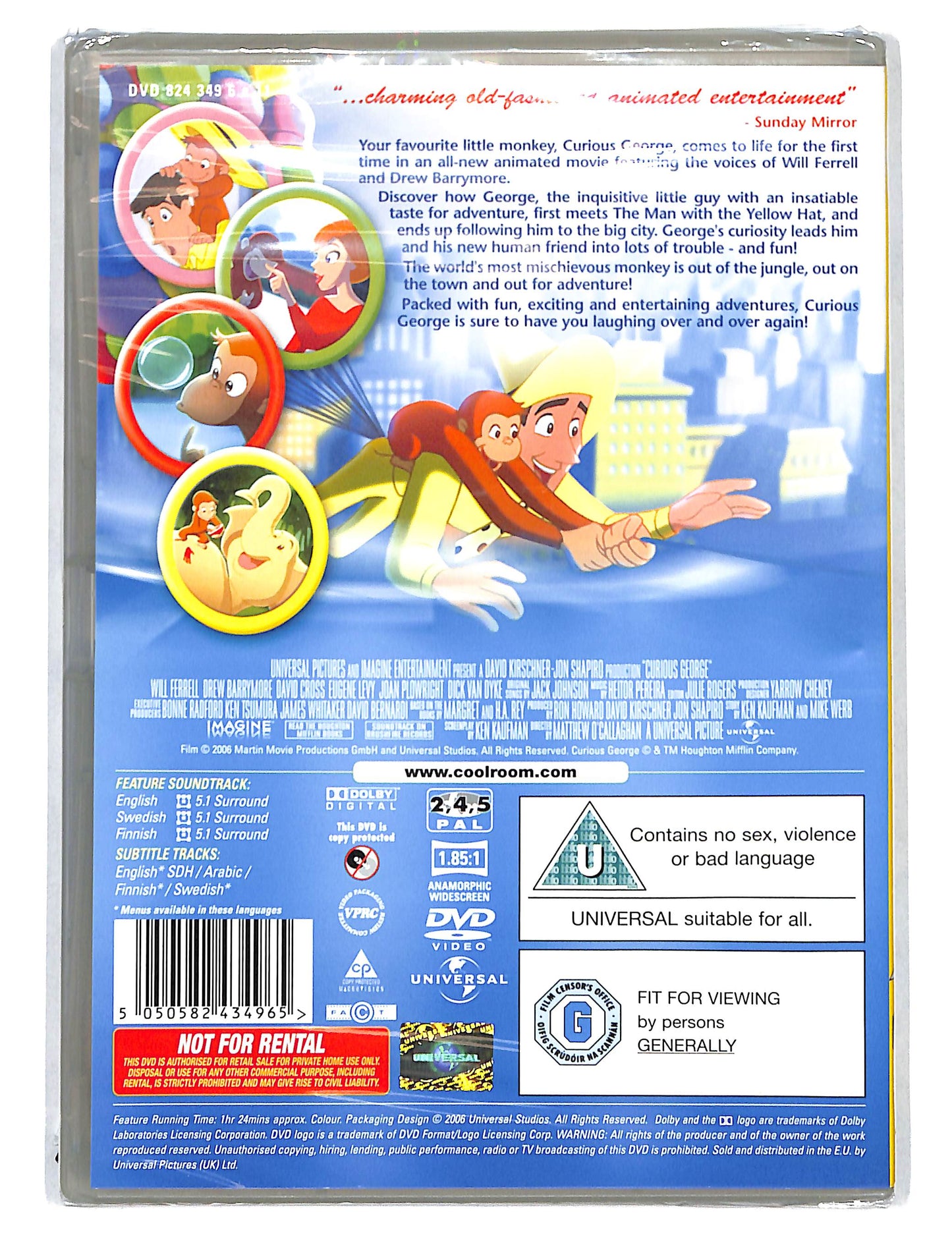 EBOND Curious George Edizione: Regno Unito DVD DB794838
