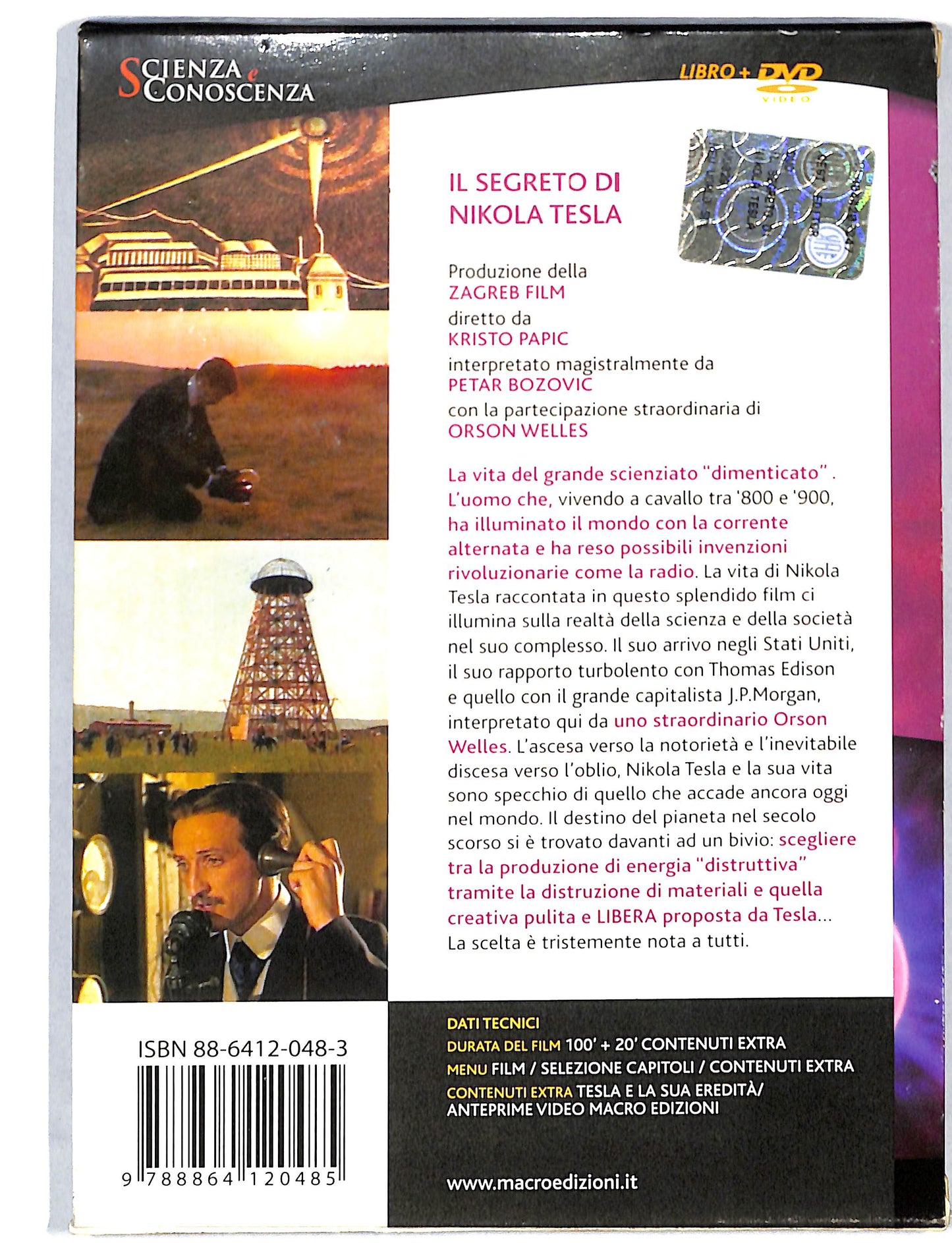 EBOND Il segreto di Nikola Tesla + LIBRO DVD DB794849