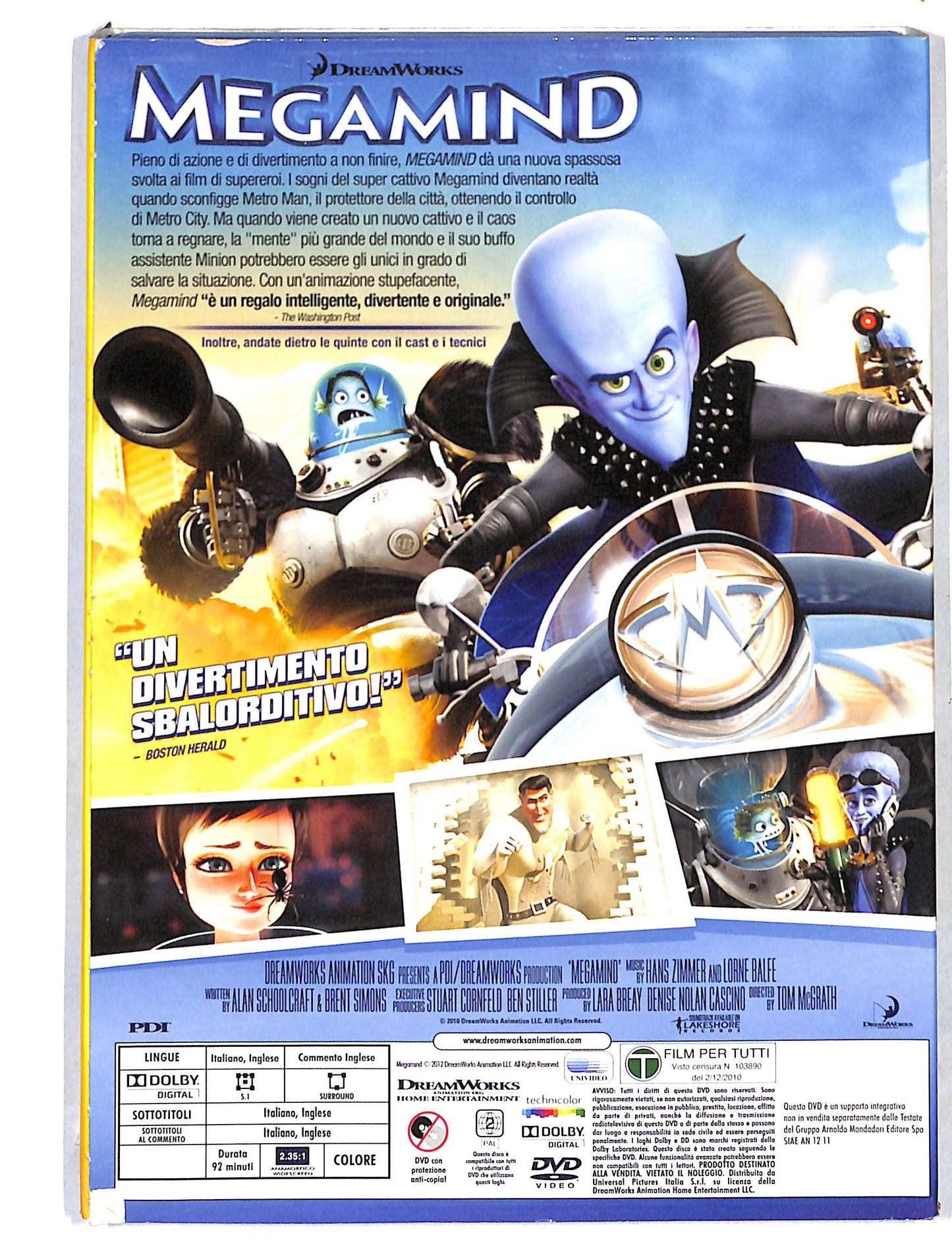 EBOND Megamind EDITORIALE DVD DB795102