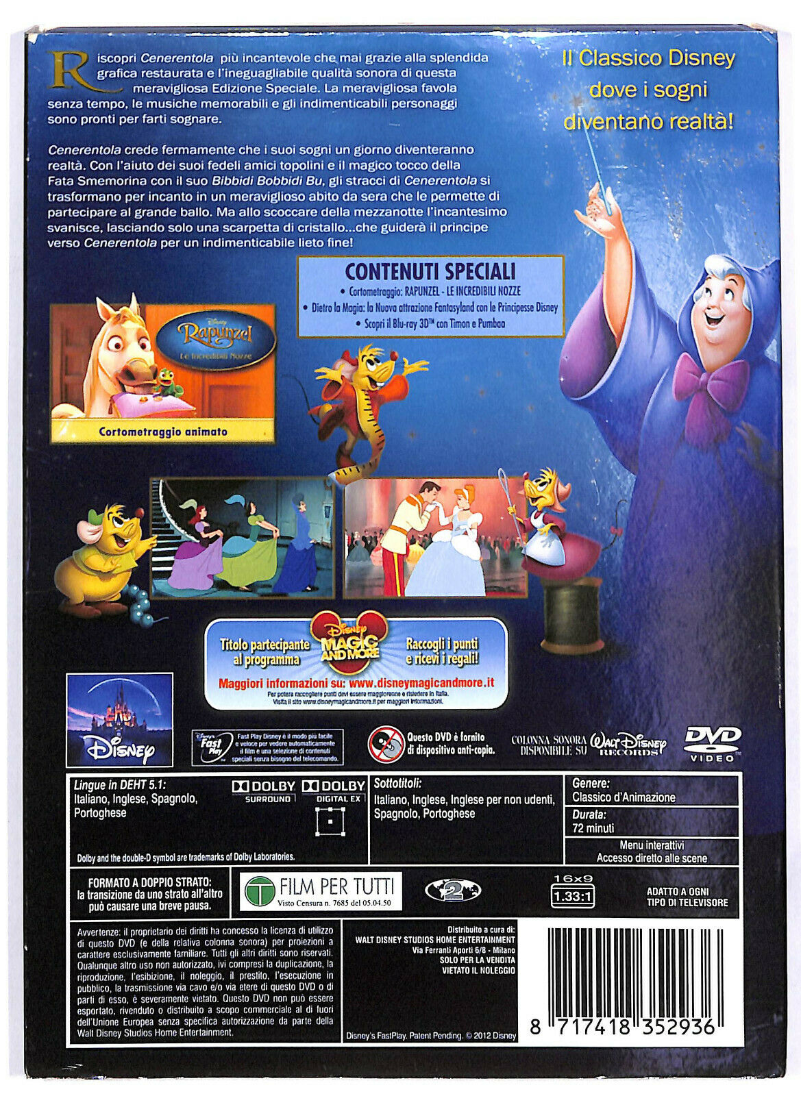EBOND Cenerentola Edizione Speciale DVD DB795104